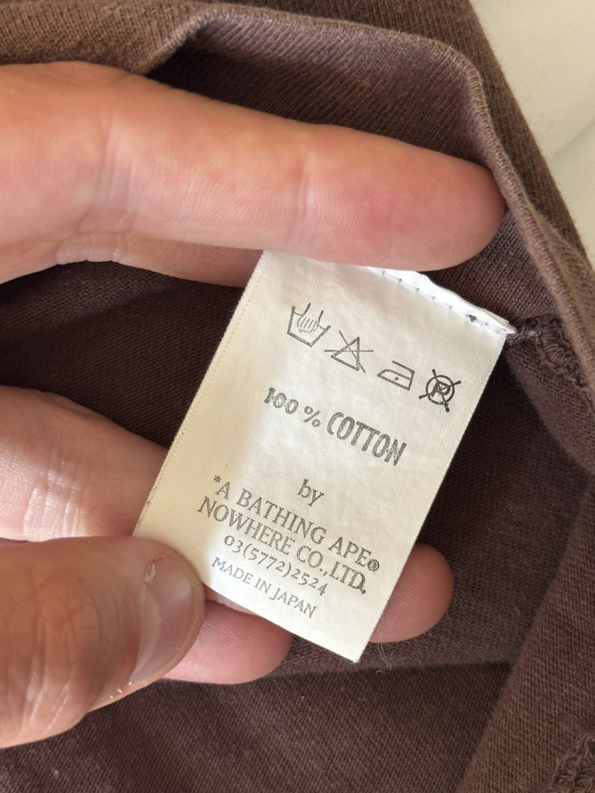 Bape Rare 2000s Bape Baby Milo Brown Gradient Graphic Art Tee Size US L / EU 52-54 / 3 - 4 Thumbnail