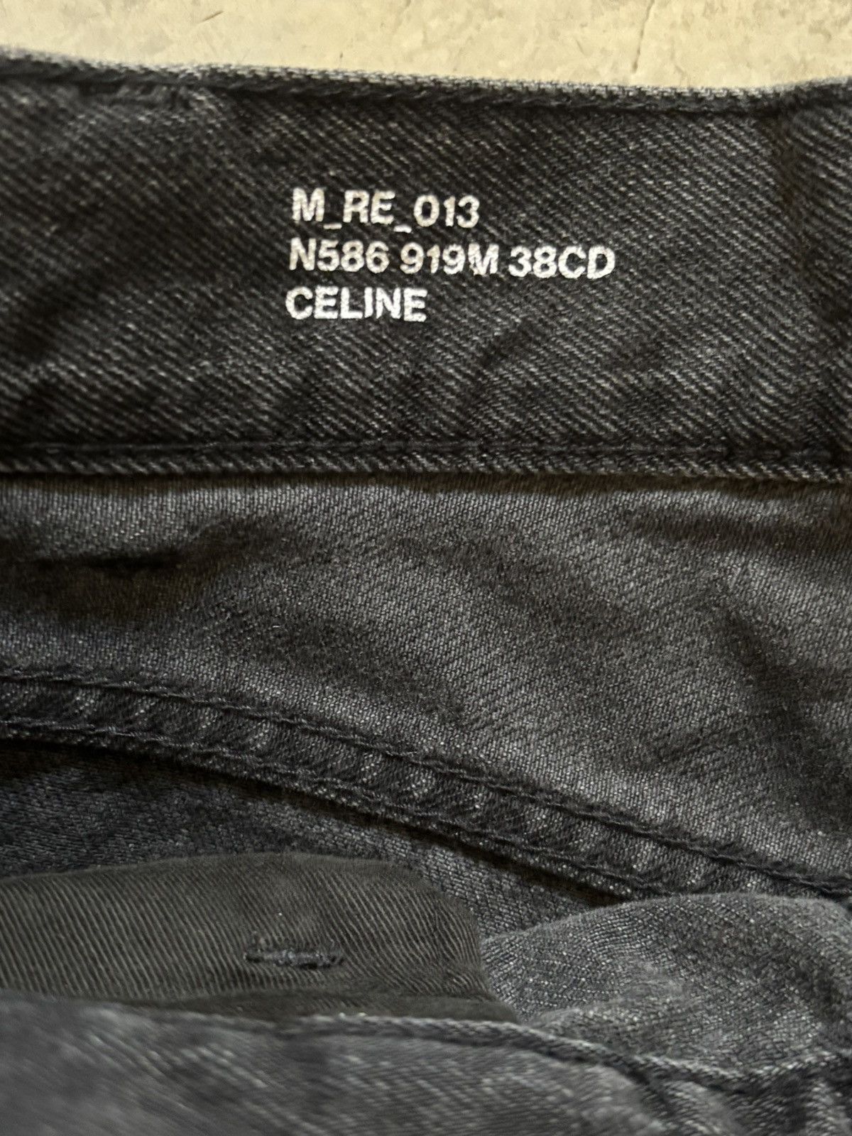 Celine Celine Kurt Straight leg distressed denim Size US 29 - 3 Thumbnail