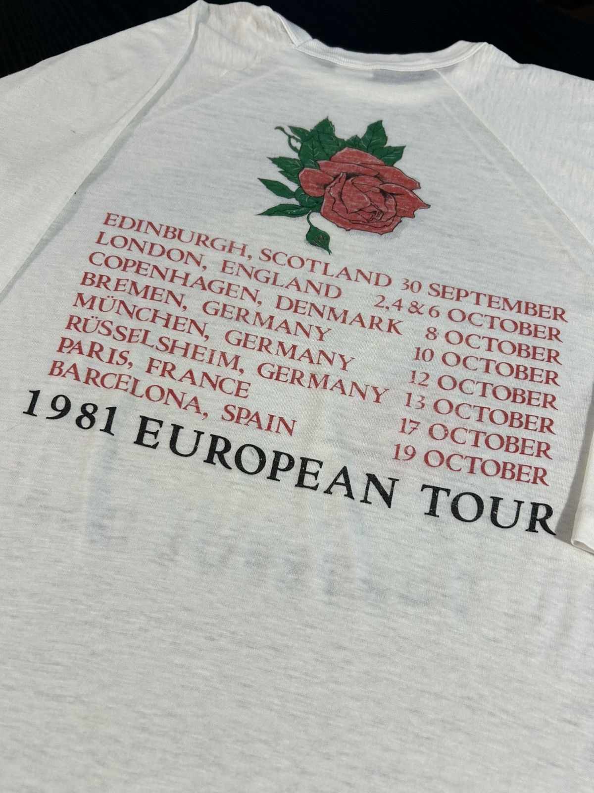 Grateful Dead × Vintage 1981 Grateful Dead European Tour by Stanley Mouse Size US M / EU 48-50 / 2 - 6 Thumbnail