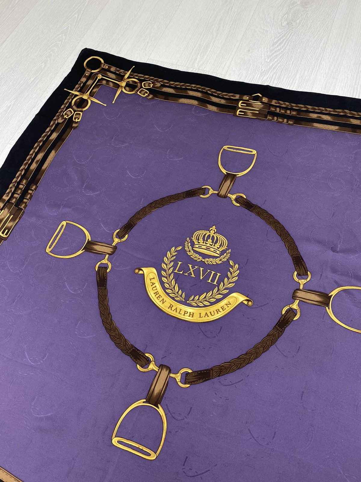 Ralph Lauren Vintage Ralph Lauren Silk Scarf like Versace Burberry Size ONE SIZE - 2 Thumbnail