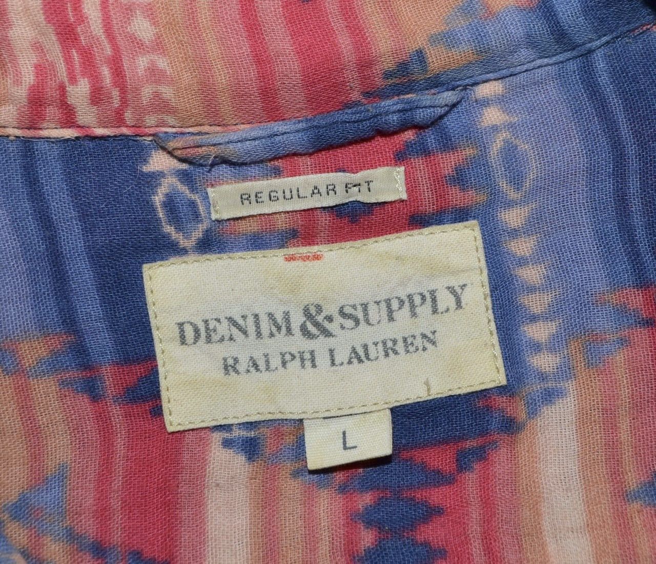 Denim & Supply Ralph Lauren DENIM & SUPPLY RALPH LAUREN Aztec Shirt Size L Short Sleeve Size US L / EU 52-54 / 3 - 7 Thumbnail