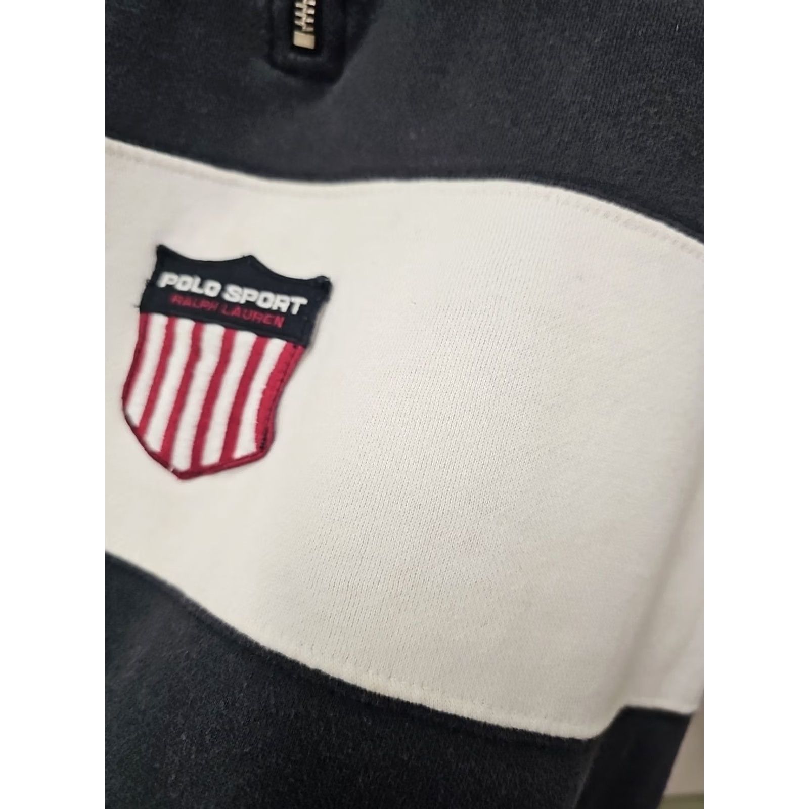 Vintage VINTAGE Polo Sport Ralph Lauren X K SWISS Quarter Zip Sweater Mens Small Size US S / EU 44-46 / 1 - 7 Thumbnail