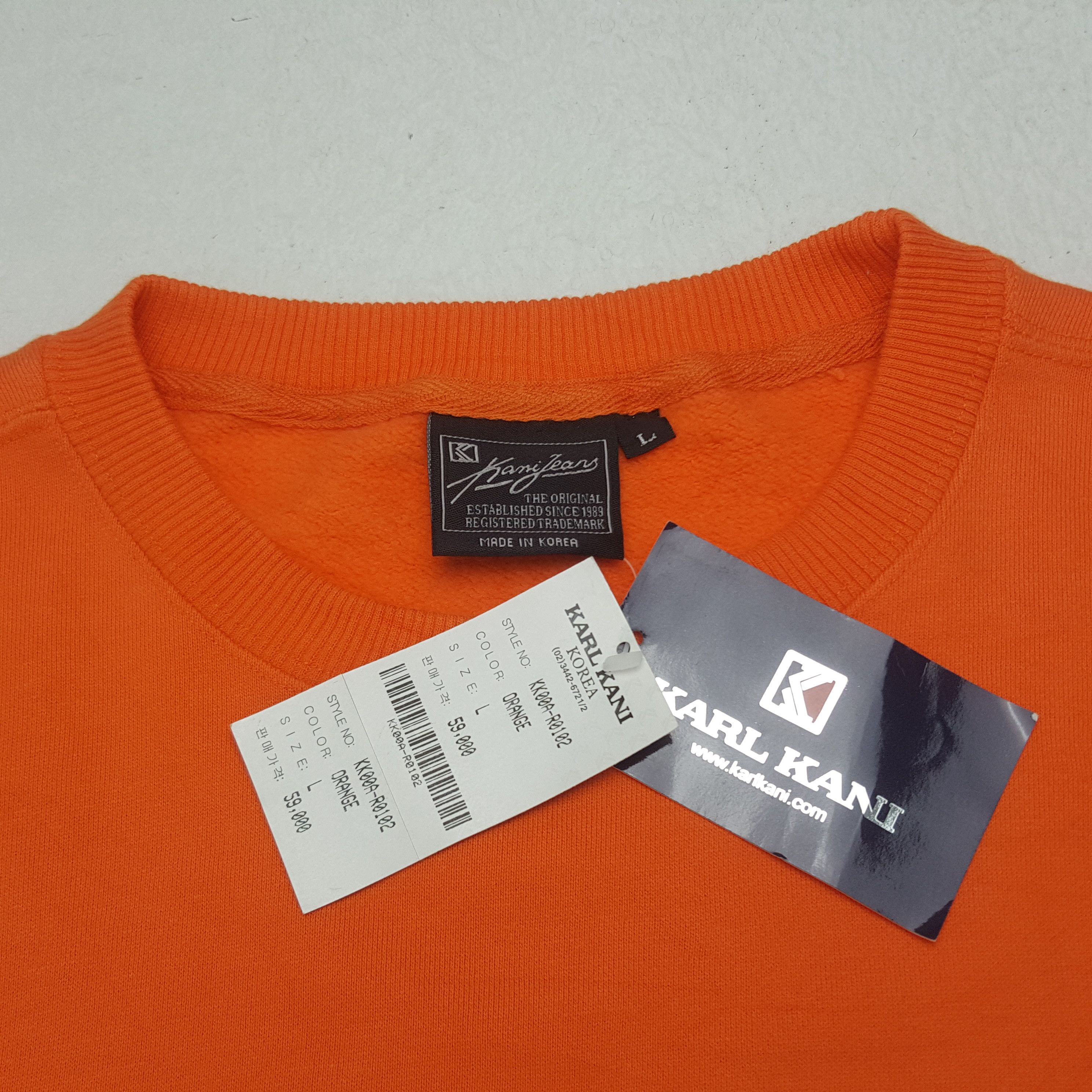Karl Kani × Vintage Vintage Karl Kani Patch Logo Sweatshirt Size US L / EU 52-54 / 3 - 4 Thumbnail