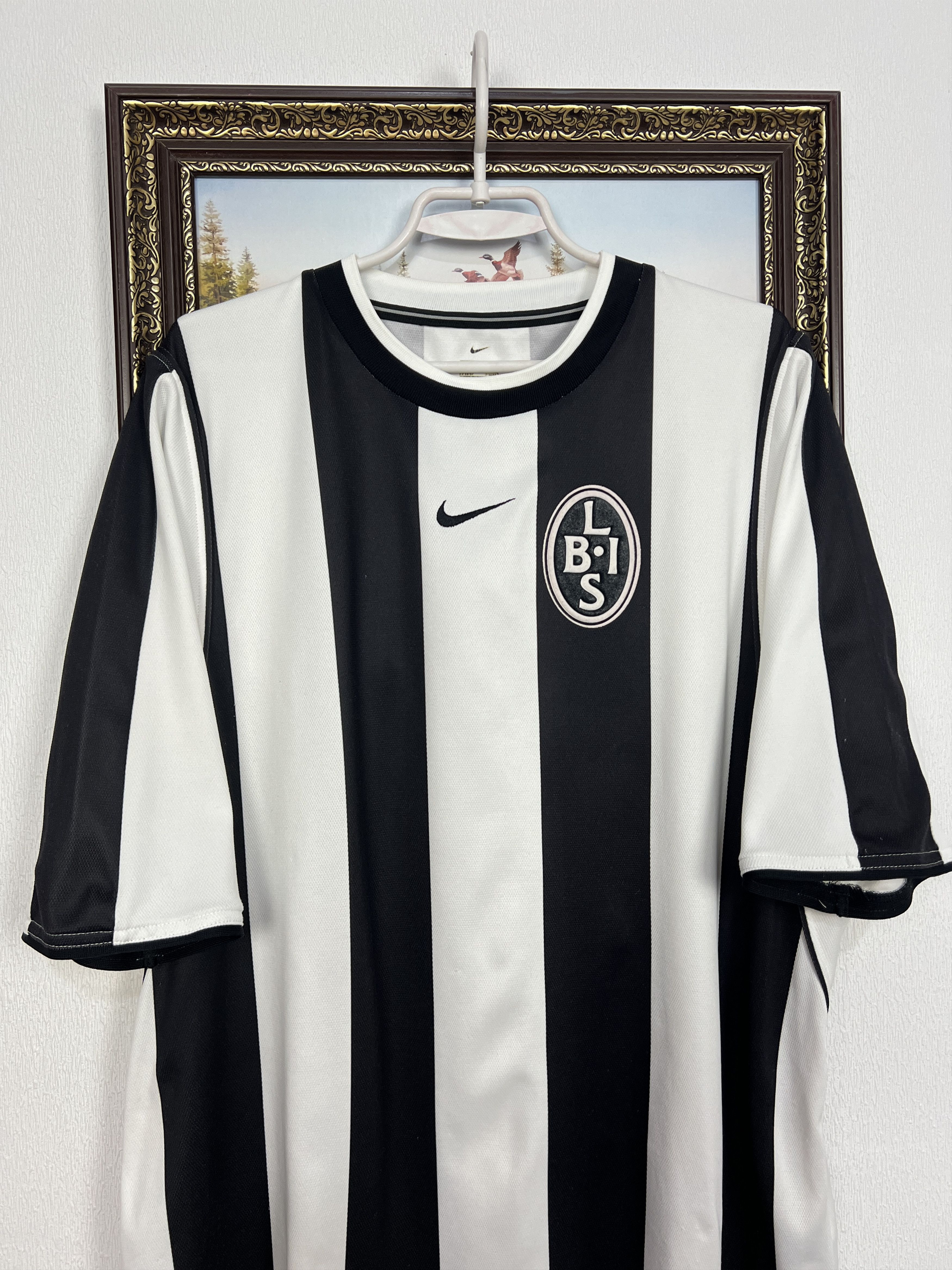 Nike Landskrona BoIS Home football shirt Soccer Jersey Trikot Size US XL / EU 56 / 4 - 2 Thumbnail