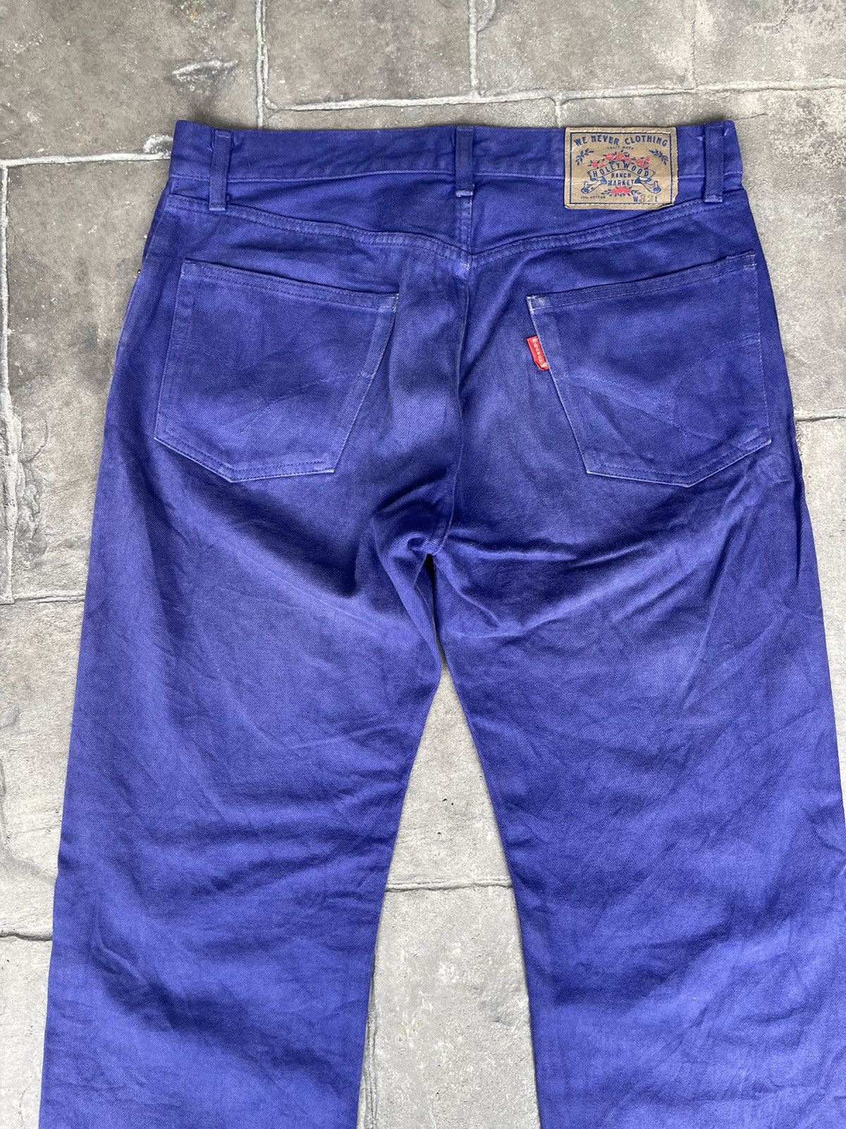 HOLLYWOOD RANCH MARKET JAPAN MADE Hollywood Ranch Market Selvedge Blue Size US 32 / EU 48 - 2 Thumbnail