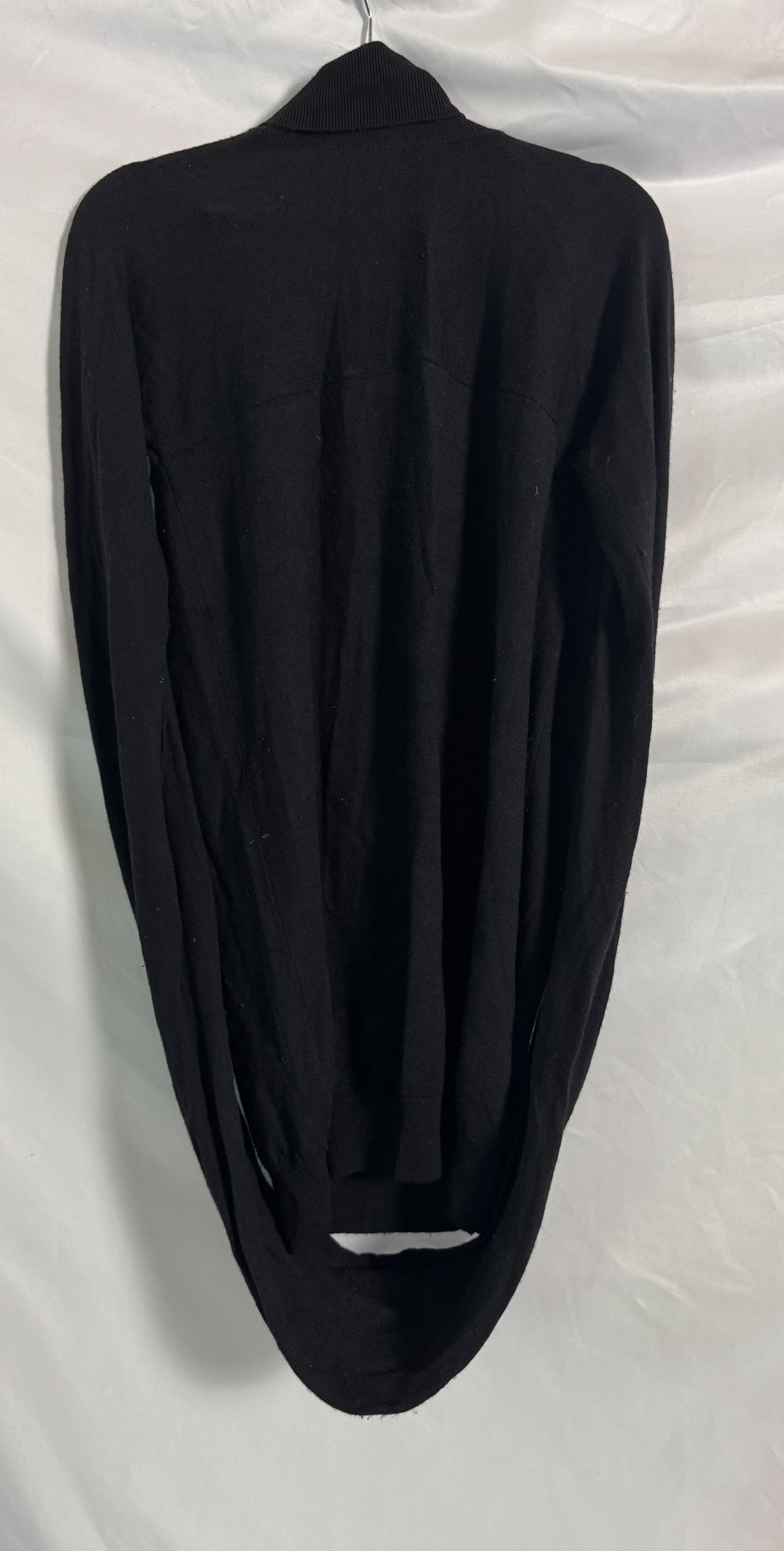 Comme des Garcons Martin Margiela F/W 2007 Black Wool Silk Loop Sleeve Size L / US 10 / IT 46 - 1 Thumbnail