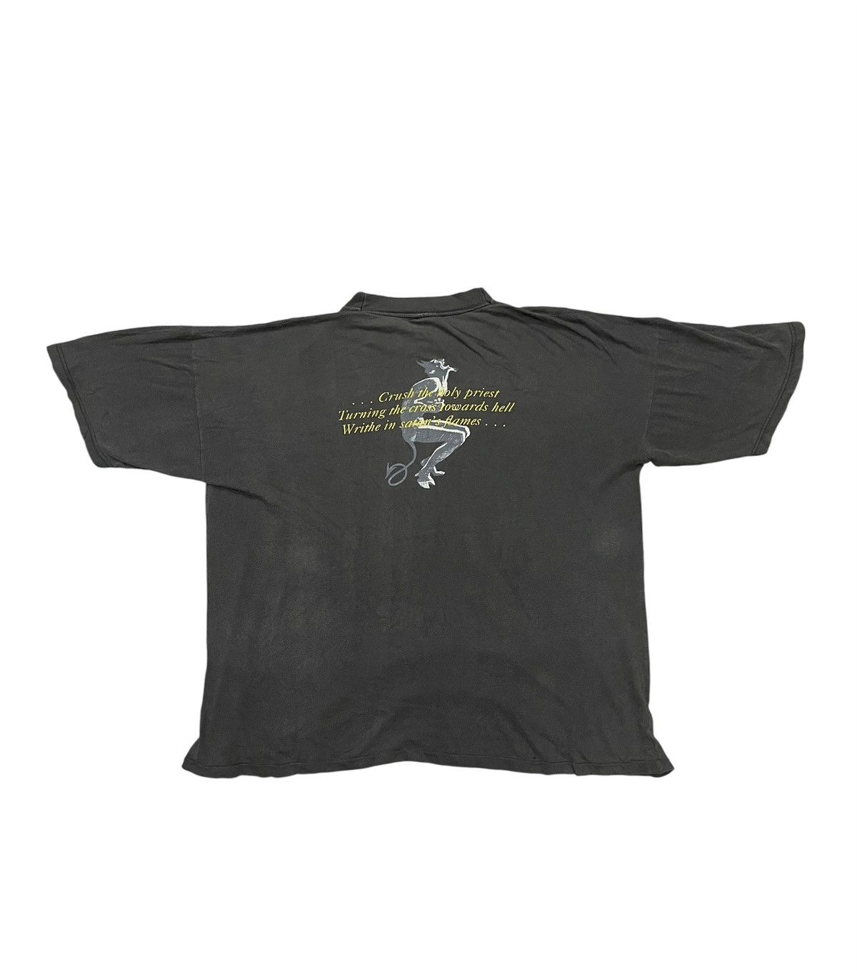 Band Tees VINTAGE 1990 MORBIT ANGEL CHAPEL OF GHOULS OVERALL FADED Size US XL / EU 56 / 4 - 3 Thumbnail