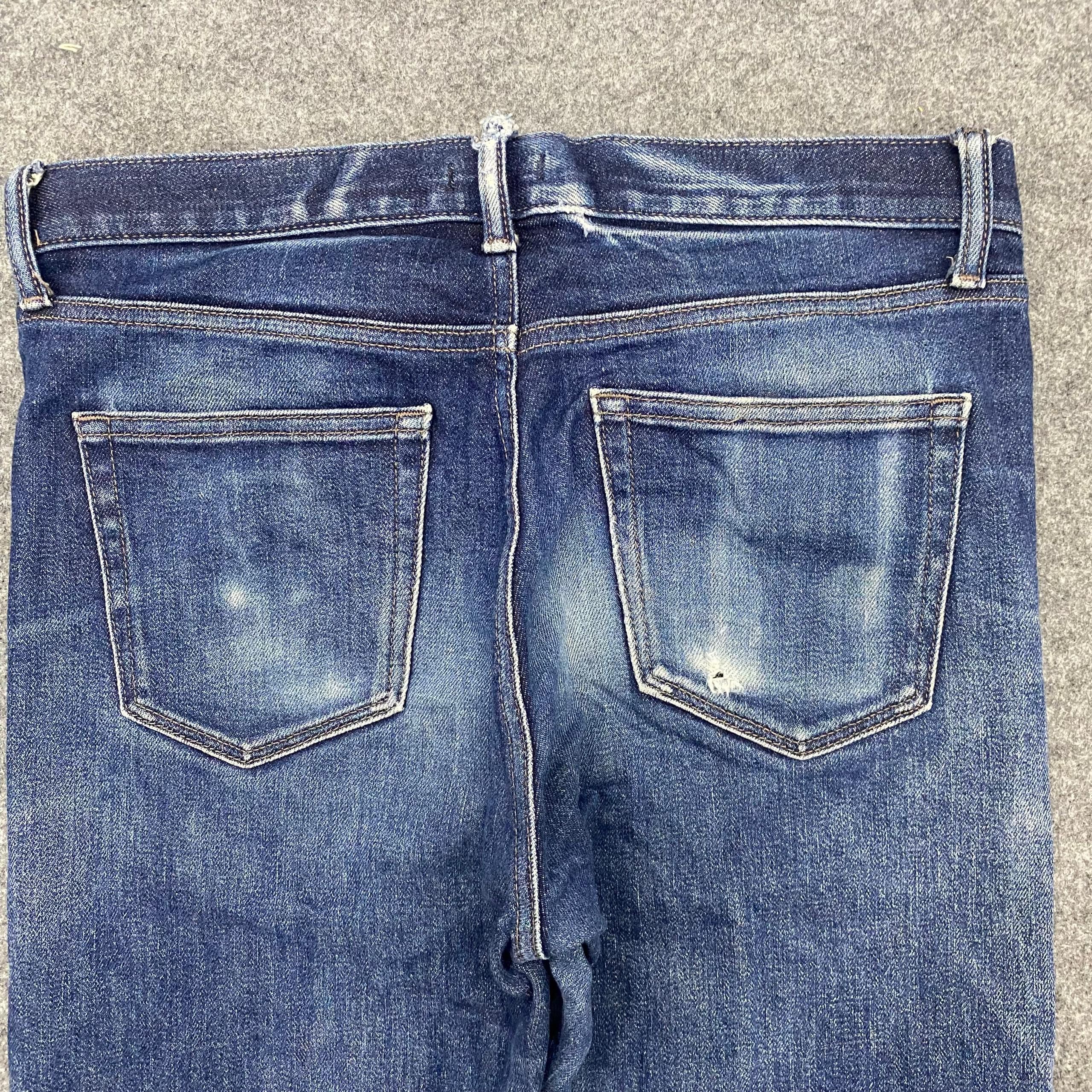 Japanese Brand 💥Best Offer💥Vintage Uniqlo Slim Fit Denim Size US 32 / EU 48 - 11 Thumbnail