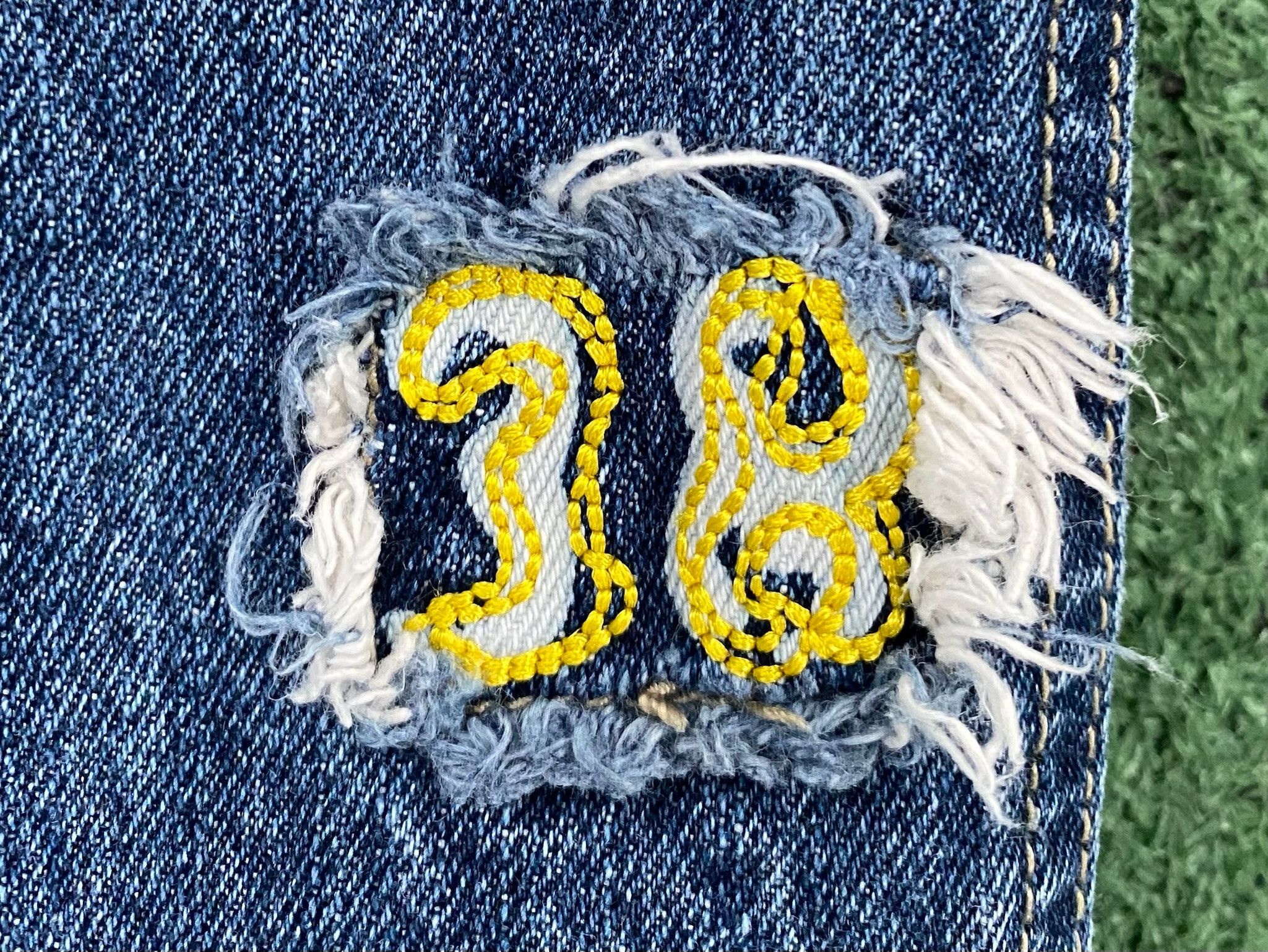 Marithe + Francois Girbaud Y2K Marithe + Francois Logo Baggy Denim Jean Shorts Jorts 43 Size US 43 - 10 Thumbnail