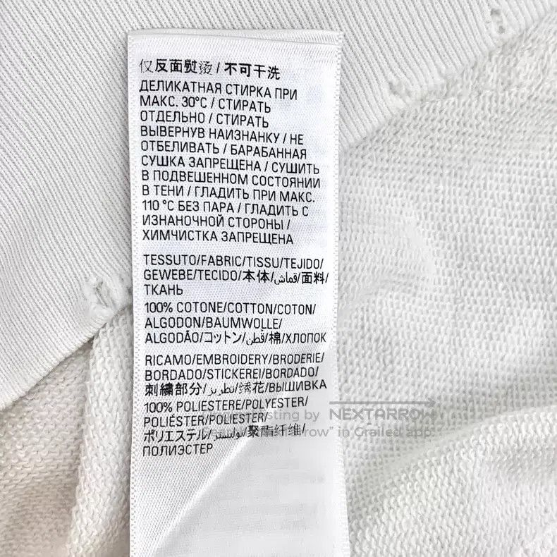 Balenciaga Balenciaga White Ripped Design Cotton Hooded Long Sleeve S Size US XS / EU 42 / 0 - 8 Thumbnail
