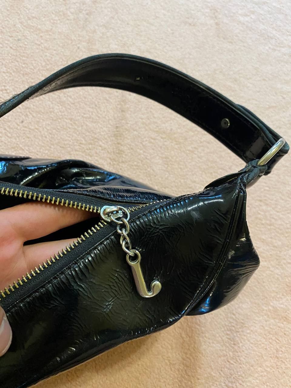 Juicy Couture LUXURY VINTAGE Black Belt Bag Big Print Juicy Couture Size ONE SIZE - 16 Thumbnail