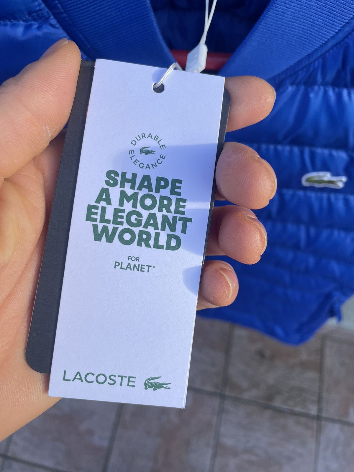Lacoste Blue Lacoste sleeveless jacket Size US M / EU 48-50 / 2 - 6 Thumbnail