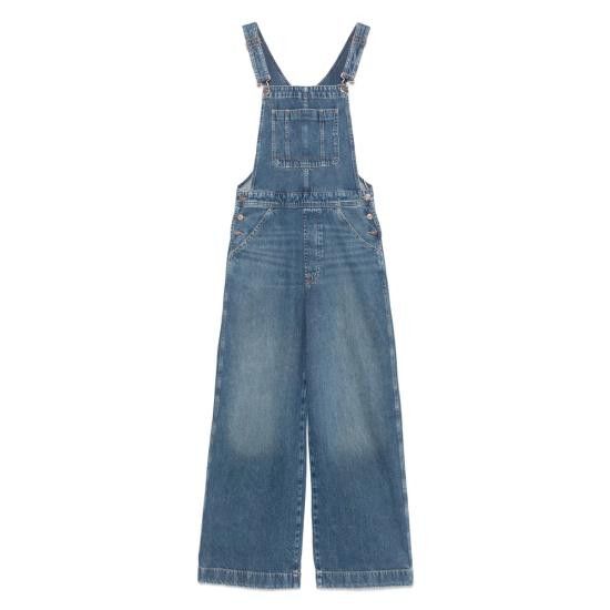 7 For All Mankind 7 FOR ALL MANKIND Women Mid Skirts 7U022555 DUNGAREES JSE BLUE Size M / US 6-8 / IT 42-44 - 1 Thumbnail