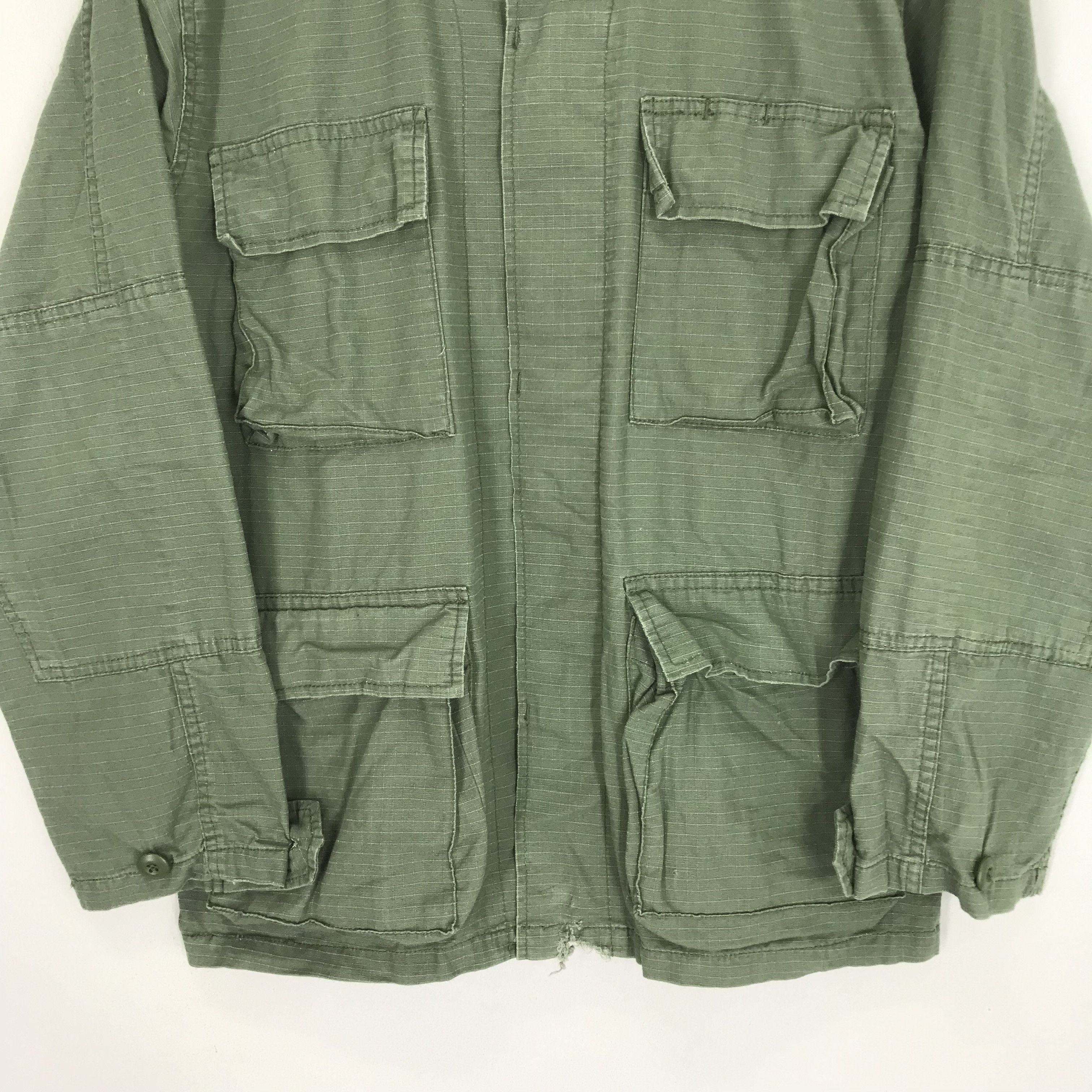 Vintage Vintage Army M65 Field Jacket Olive Green Army Workers Size US S / EU 44-46 / 1 - 5 Thumbnail
