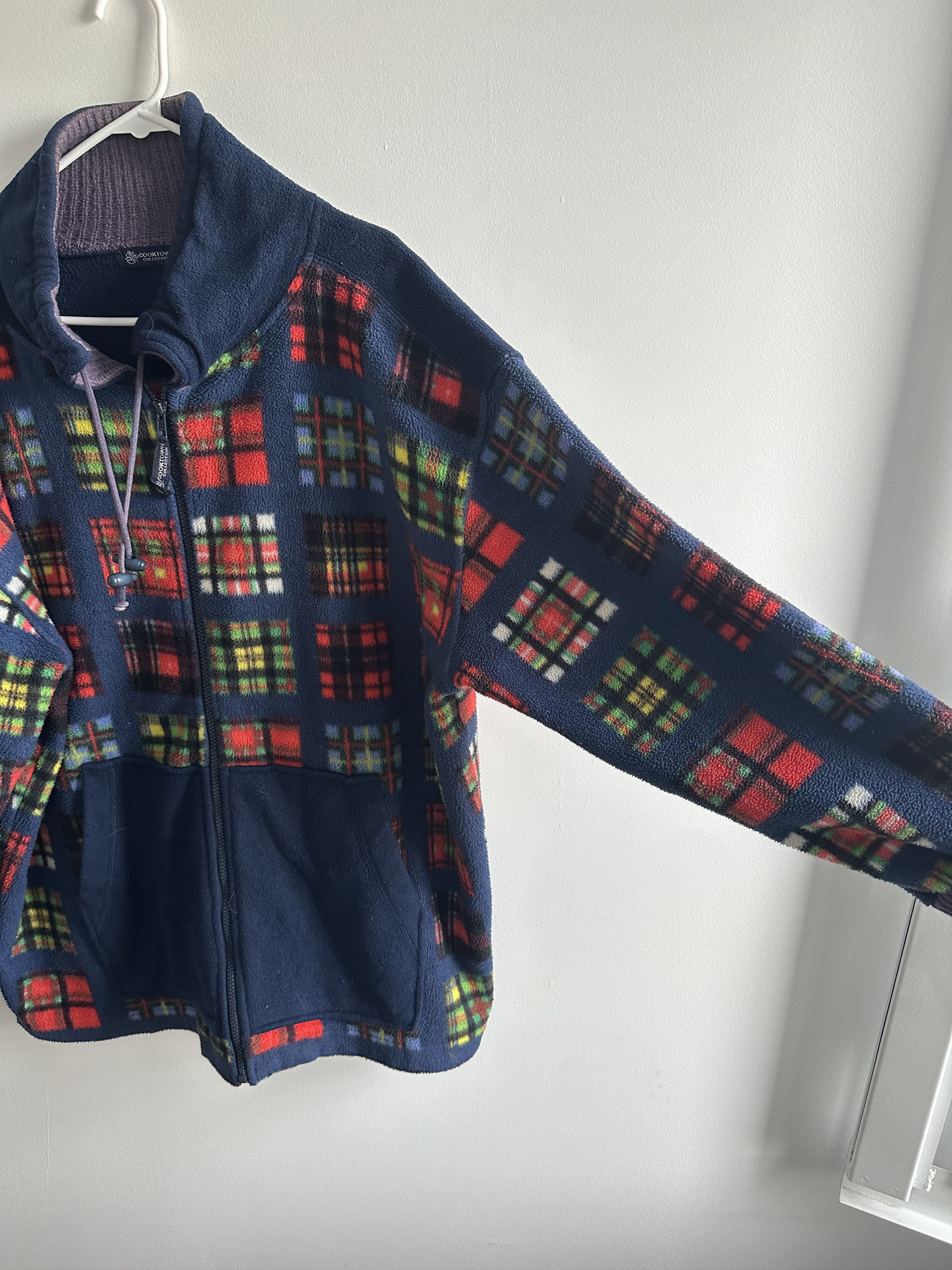 Japanese Brand × Vintage Cooktown Collection Checkered Fleece Zip-Up Size US XL / EU 56 / 4 - 3 Thumbnail