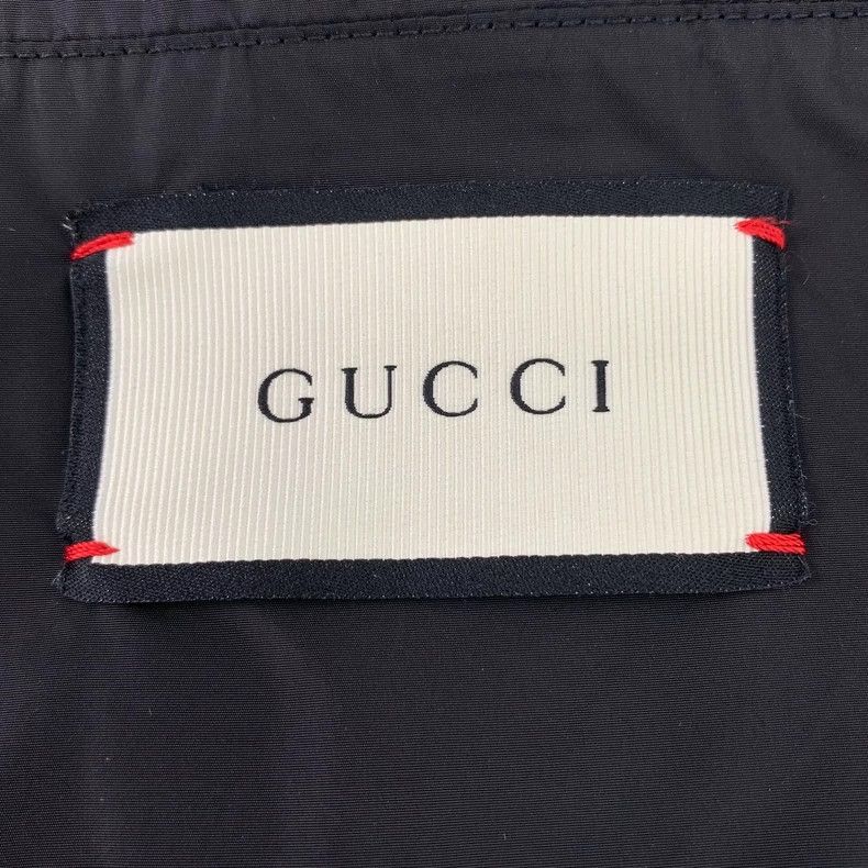 Gucci Gucci Black logo printed hooded zipper jacket 2501-Nextarro Size US M / EU 48-50 / 2 - 5 Thumbnail