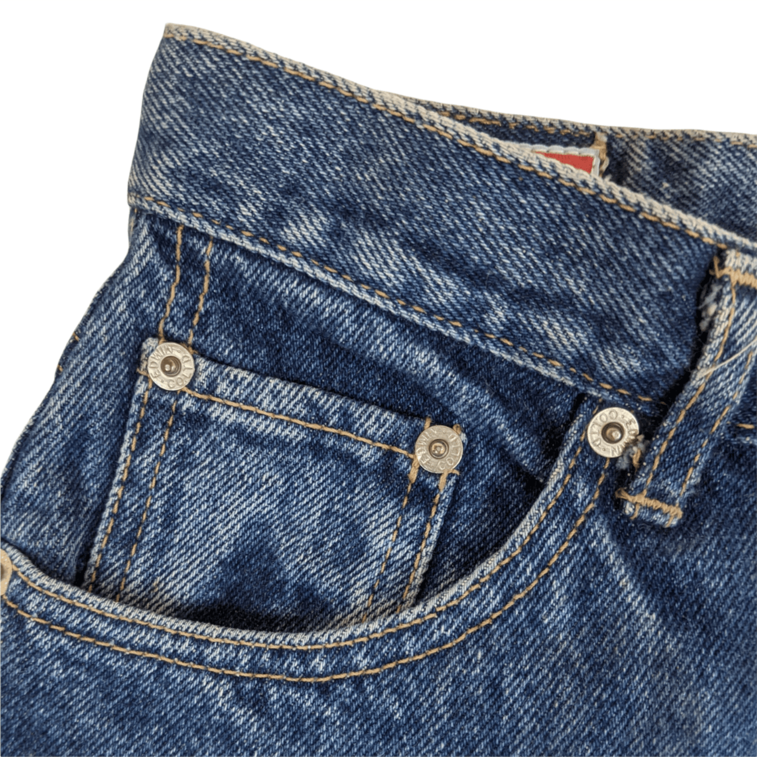 Edwin SOMETHING by Edwin France Denim Jeans Pant Size 25" / US 0 / IT 36 - 6 Thumbnail