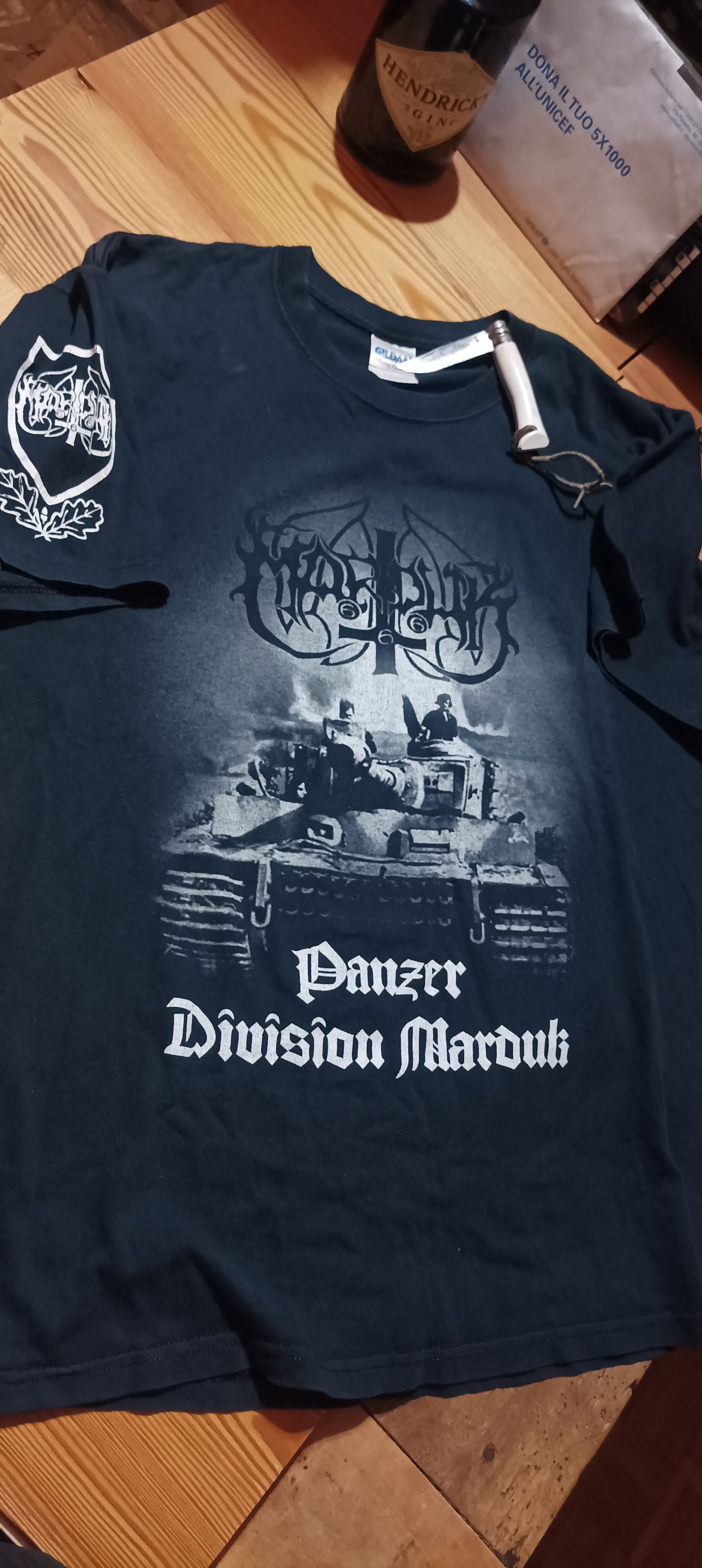 Band Tees × Vintage Panzer Division Marduk 2008 Size US L / EU 52-54 / 3 - 1 Thumbnail