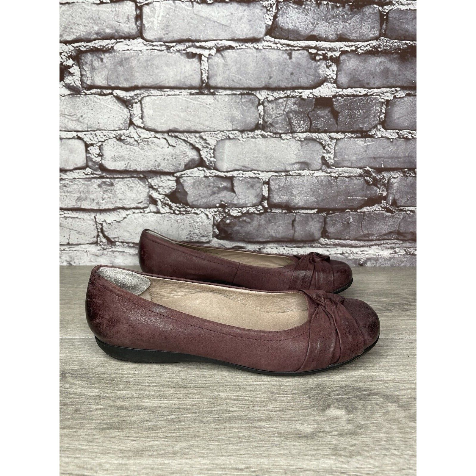 Other Abeo BIO System Terrie Slip On Shoes Sz 8N Purple Knotted Le Size US 8 / IT 38 - 5 Thumbnail