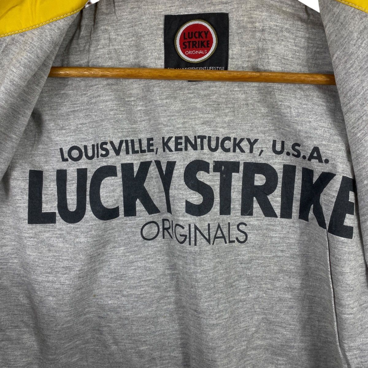 Vintage Vintage LUCKY STRIKE ORIGINALS Racing Team Zipper Jacket Size US L / EU 52-54 / 3 - 7 Thumbnail