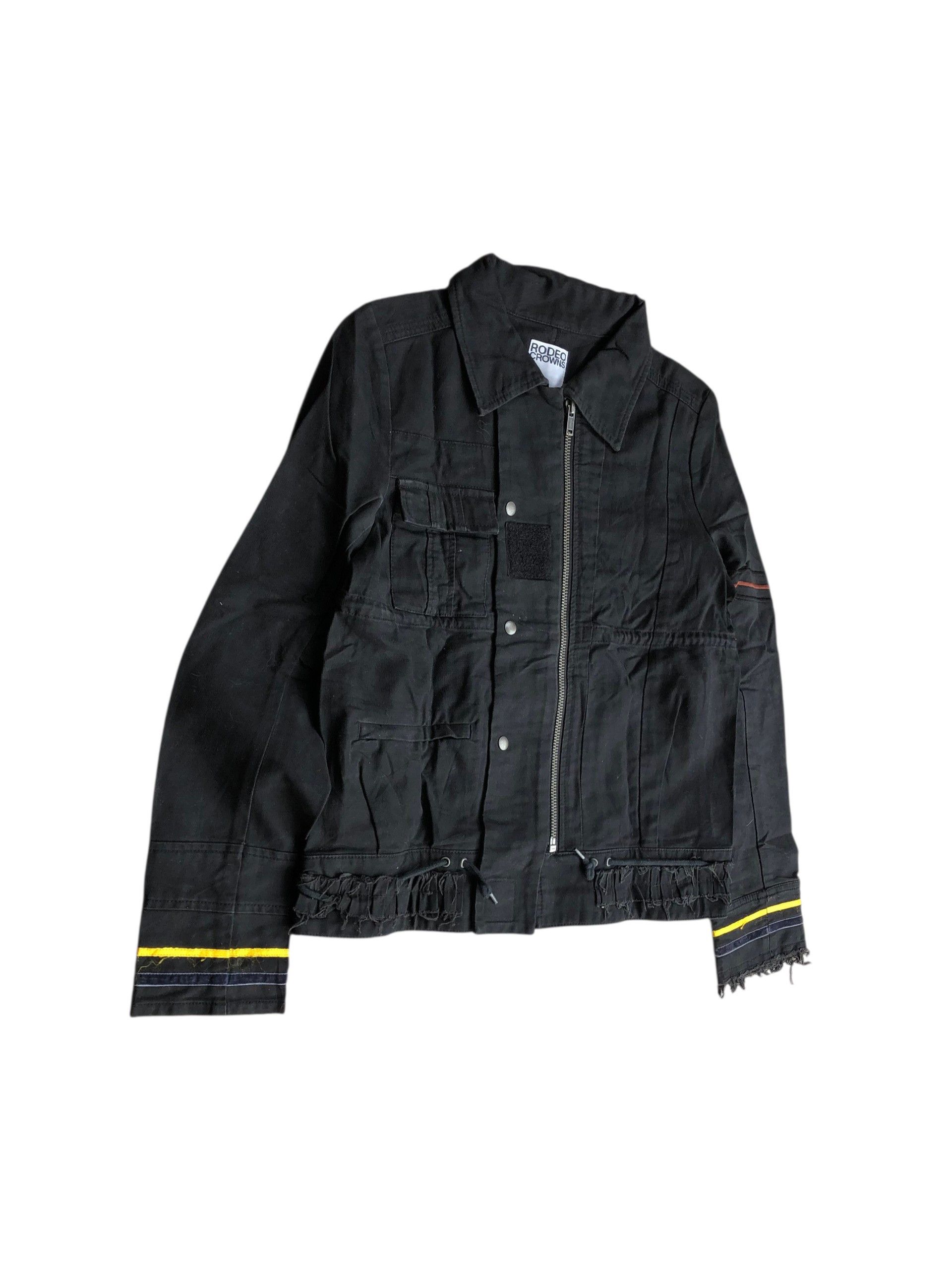 If Six Was Nine 2000s Rodeo Crown Canvas Ideal zipper Jacket Vkei Y2k Size US S / EU 44-46 / 1 - 2 Thumbnail