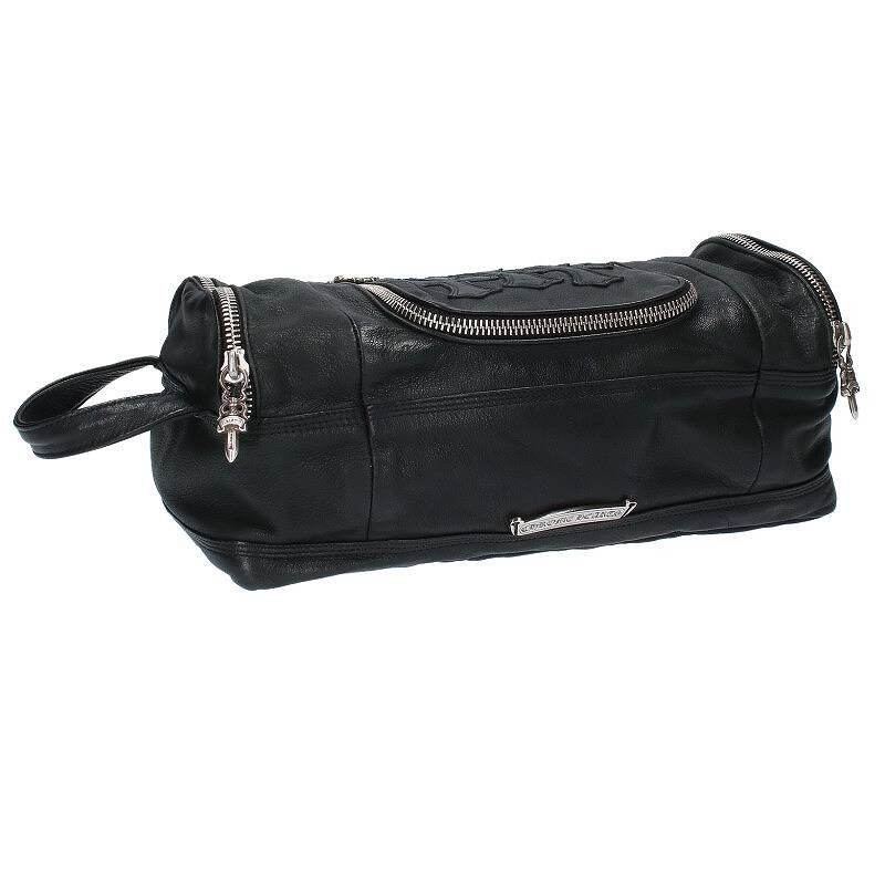 image of Chrome Hearts Cemetery Duffle Bag in Black, Men's