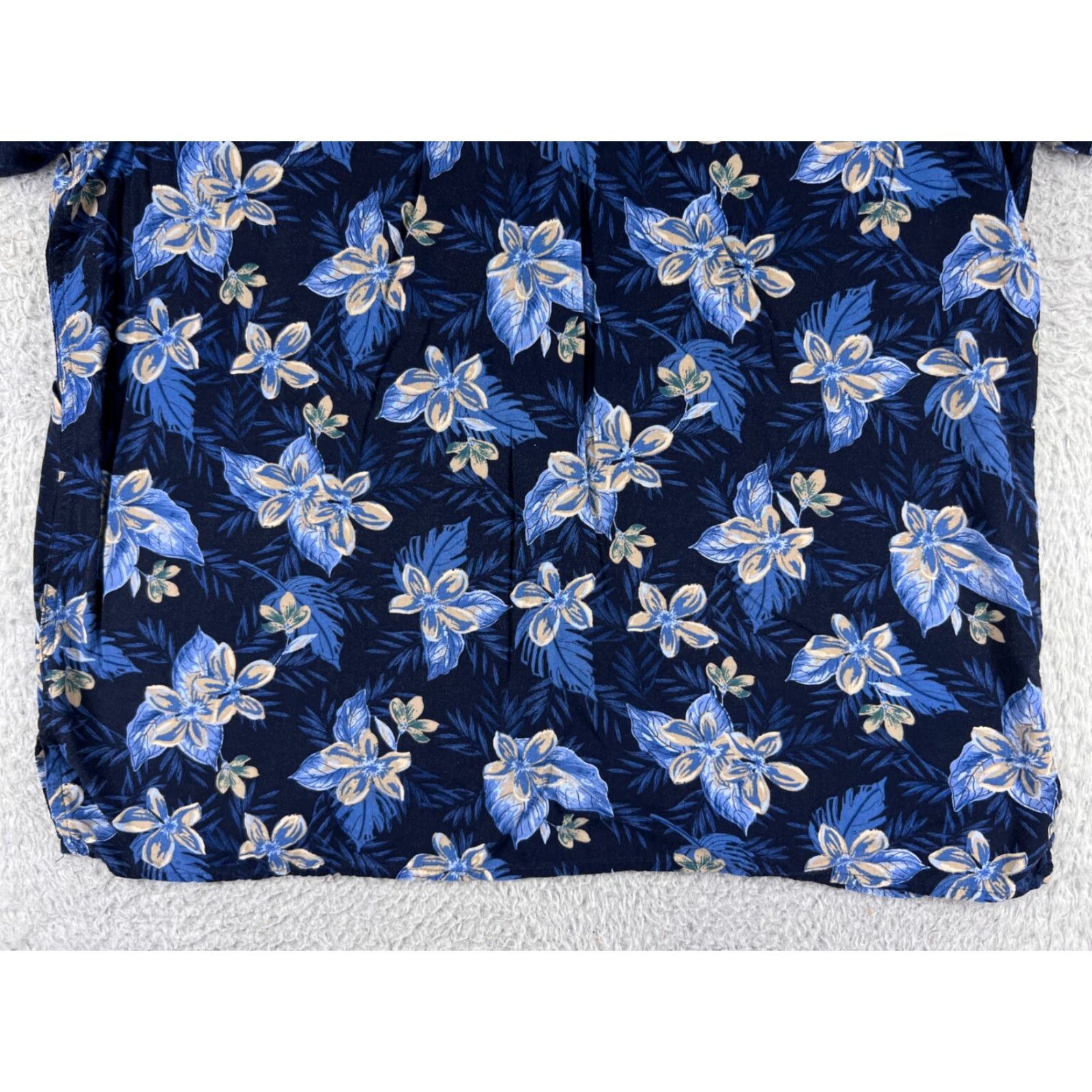George VINTAGE George Classic Element Shirt Mens 2XL Blue Floral Hawaiian 100% Rayon Beach Aloha Floral Shirt Mens Big & Tall Size US XXL / EU 58 / 5 - 7 Thumbnail