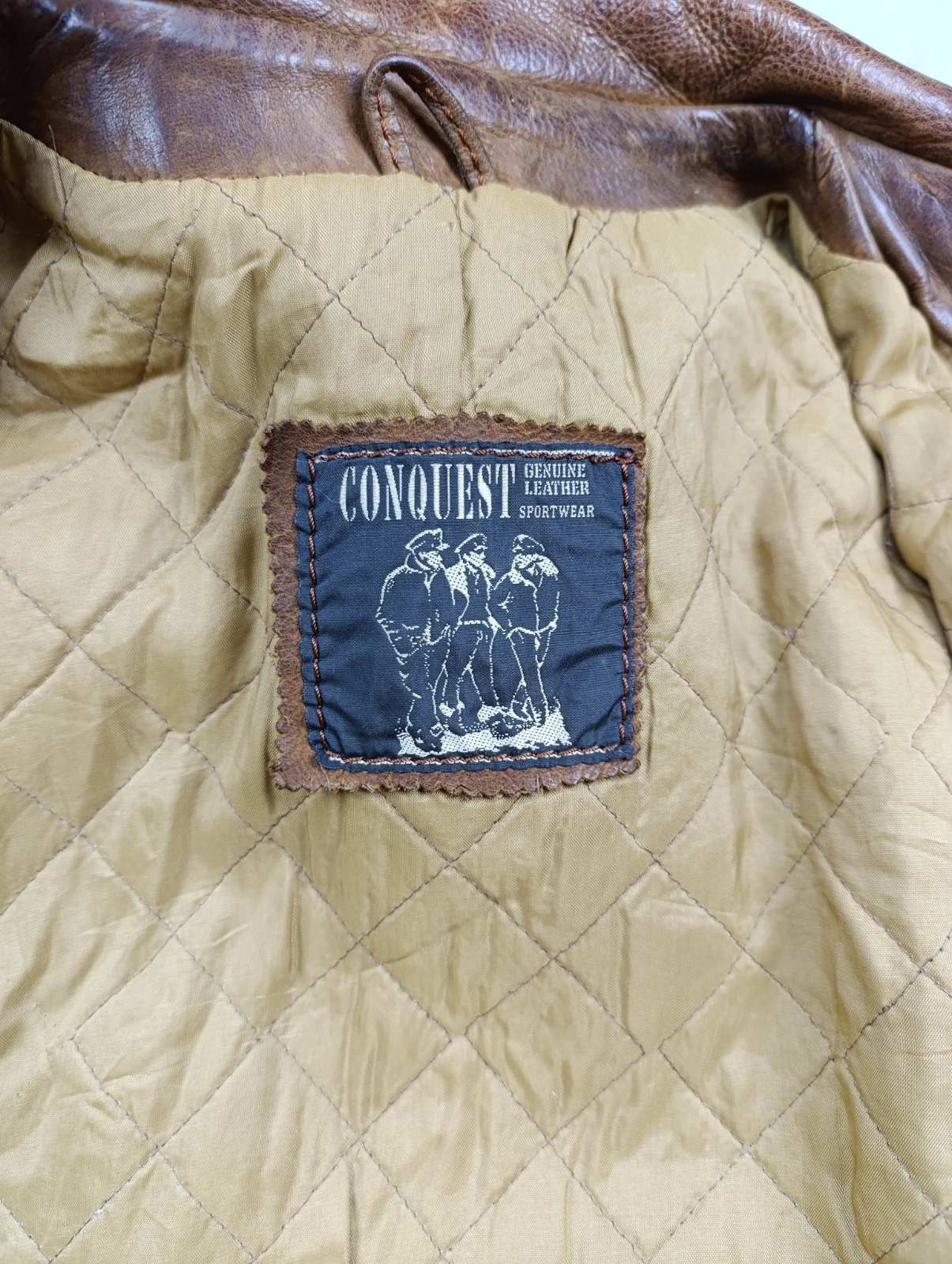 Vera Pelle CONQUET VERA PELLE VINTAGE LEATHER MENS FLYING JACKET Size US M / EU 48-50 / 2 - 16 Thumbnail