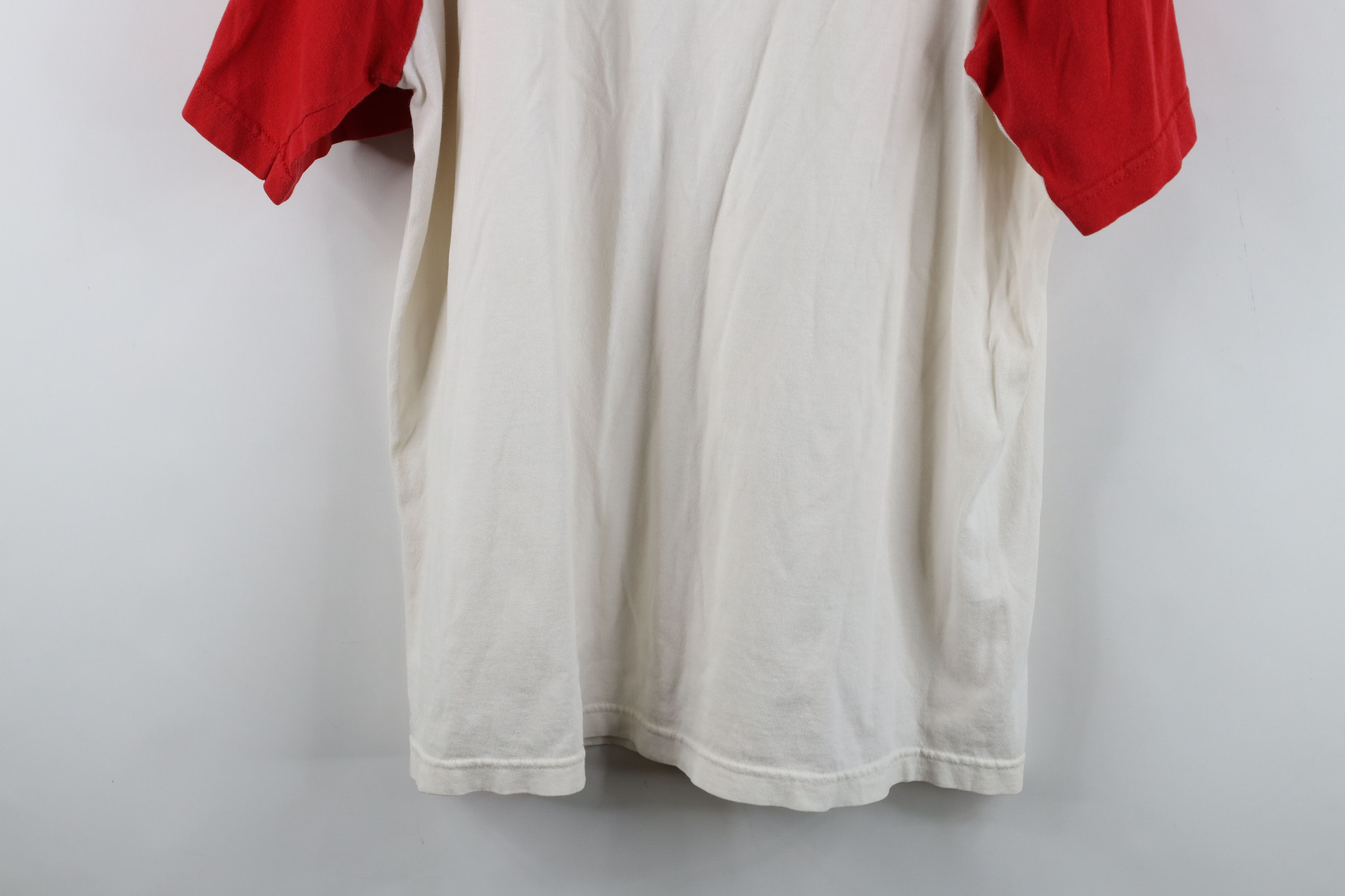 Nike Vintage Nike Swoosh Cincinnati Reds Baseball Raglan T-Shirt Size US L / EU 52-54 / 3 - 14 Thumbnail