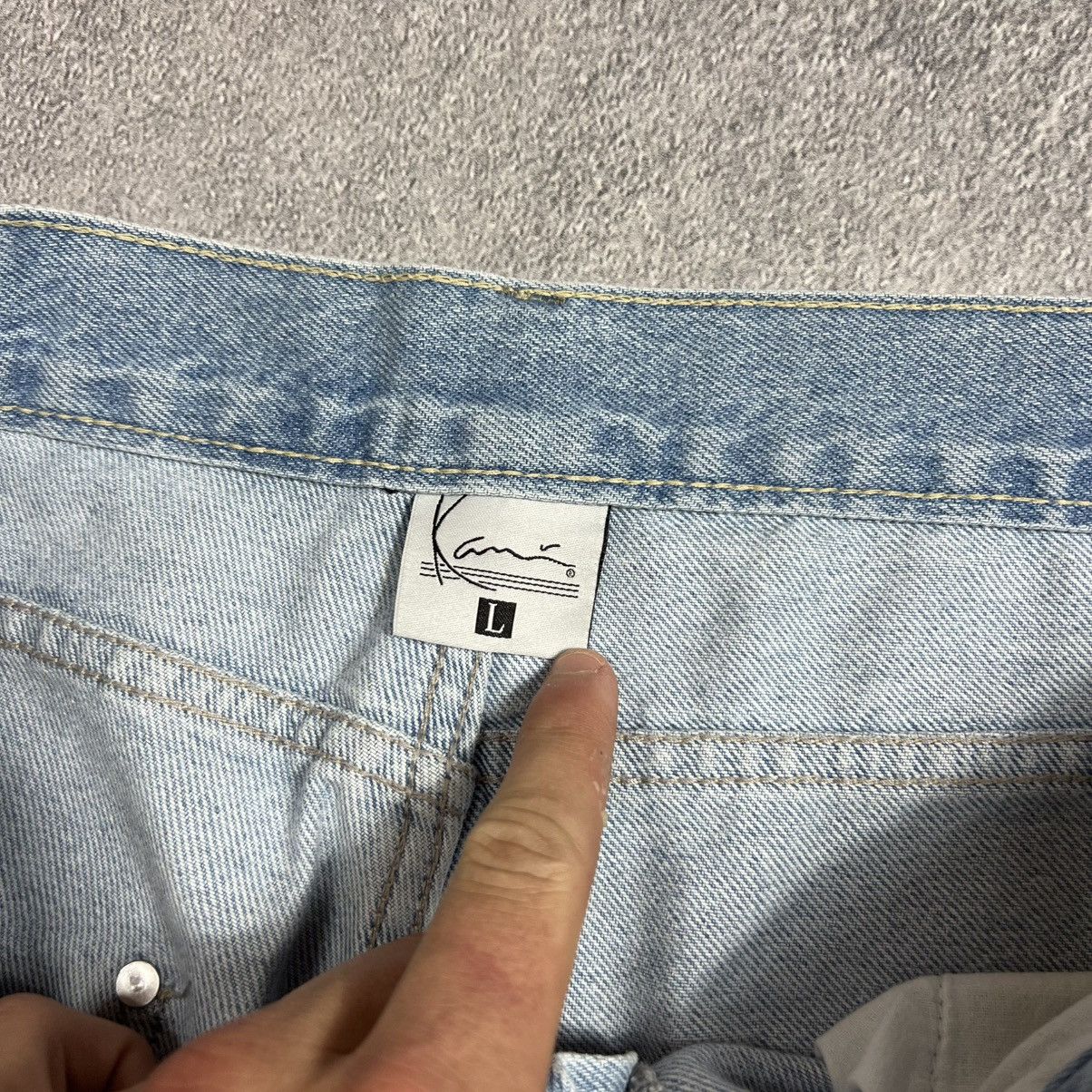 JNCO Vintage Crazy Karl Kani Baggy Jeans Size US 32 / EU 48 - 9 Thumbnail