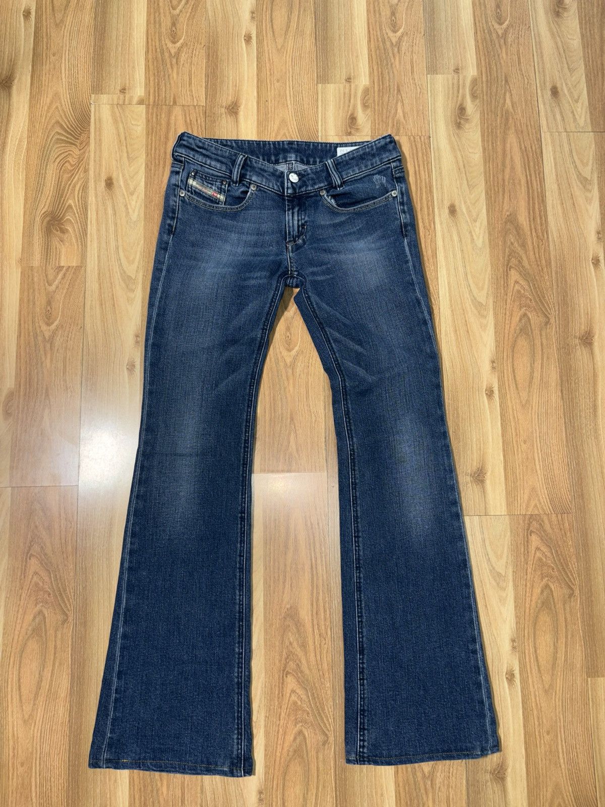 Diesel Diesel "Louvely" Flare Bootcut Jeans — Wash 008LA (Stretch) Size 28" / US 6 / IT 42 - 1 Thumbnail
