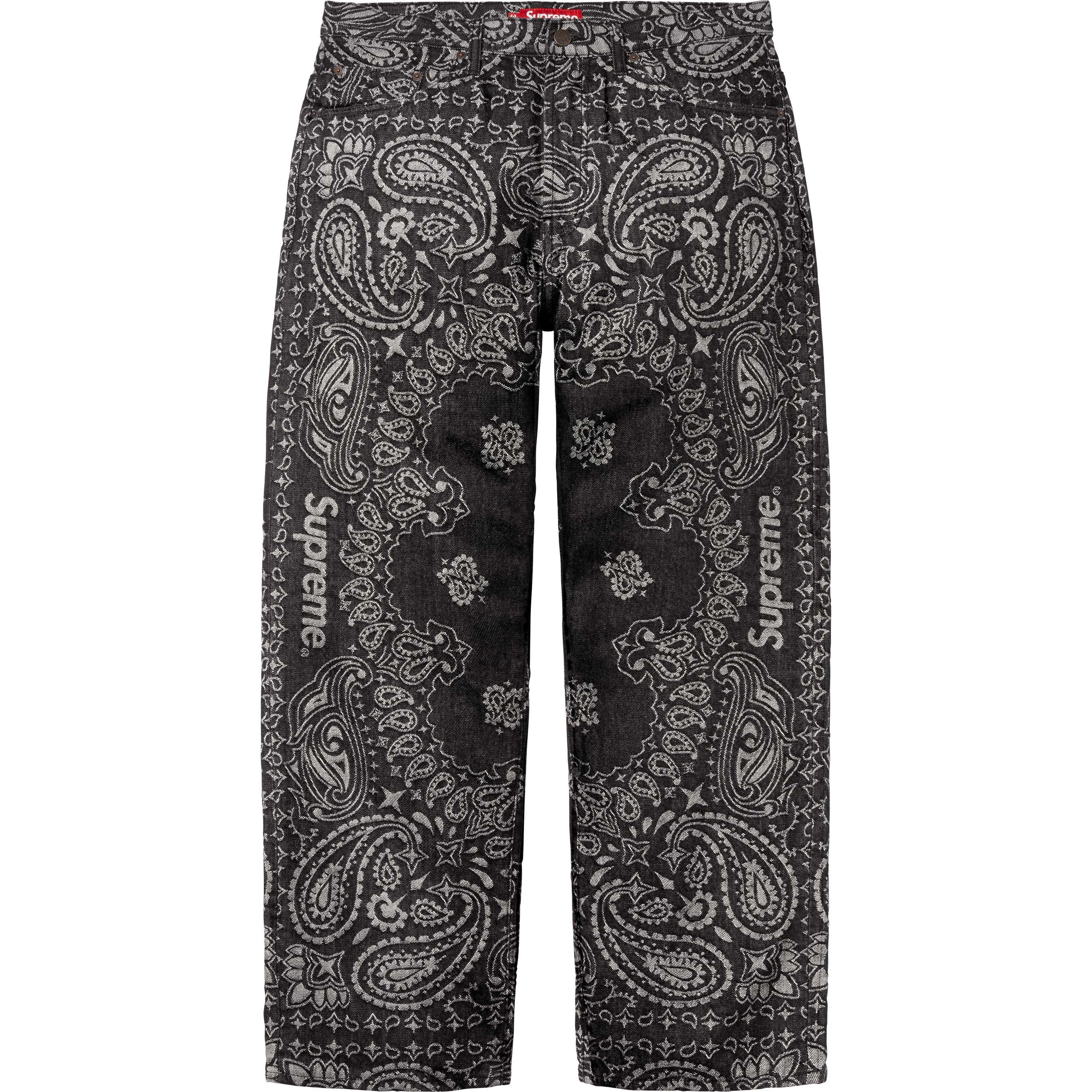 Supreme Supreme Stars Topstitch Baggy Jean Dirty (Size 36