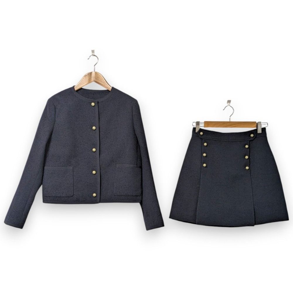 Dior Dior Christian Dior CD Pearl Button Setup Jacket Skirt Others Suits DUTY FREE for USA Size ONE SIZE - 1 Thumbnail