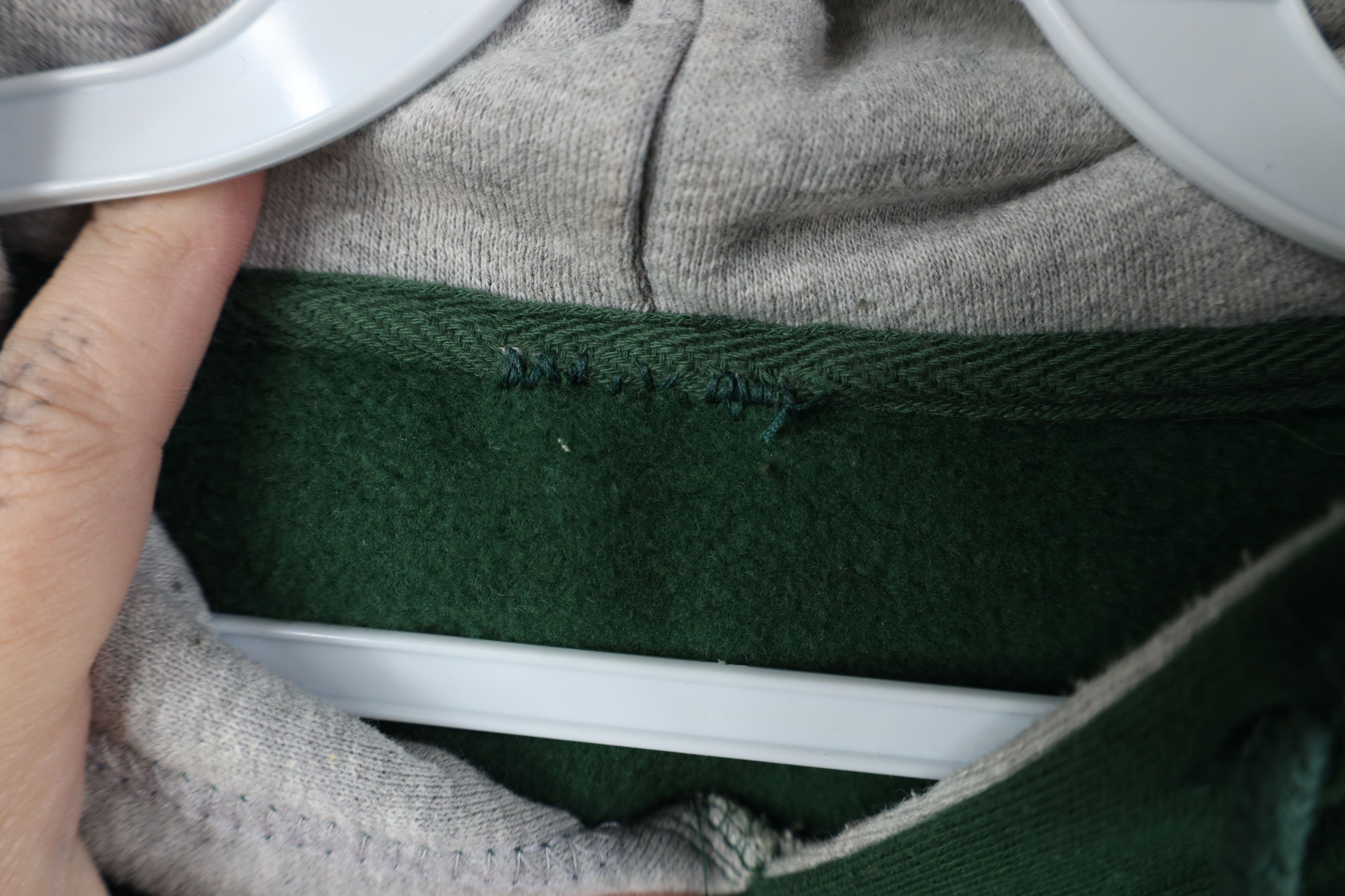 Vintage Vintage 90s Y2K Michigan State University Hoodie Green Size US S / EU 44-46 / 1 - 10 Thumbnail