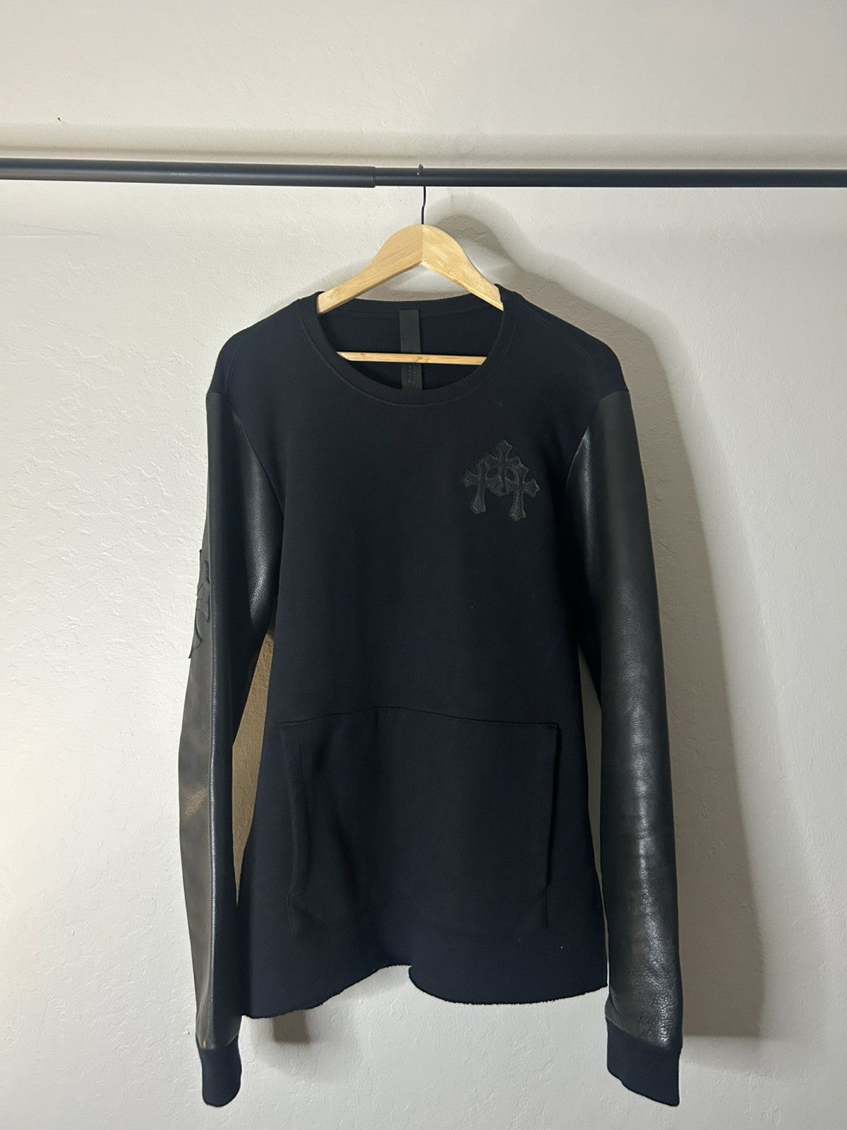Chrome Hearts Chrome Hearts Triple Cross Leather Patch Sweater Size US L / EU 52-54 / 3 - 1 Thumbnail