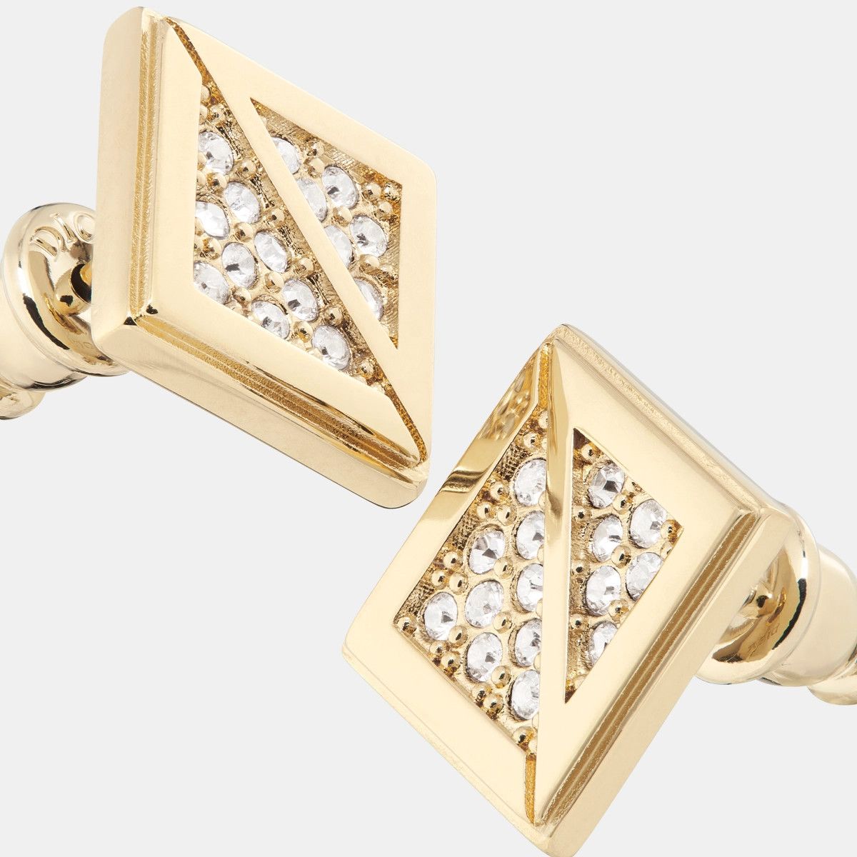 Dior o1bcso1str0126 Size:OS/Cd Diamond Earrings in Golden Size ONE SIZE - 4 Thumbnail