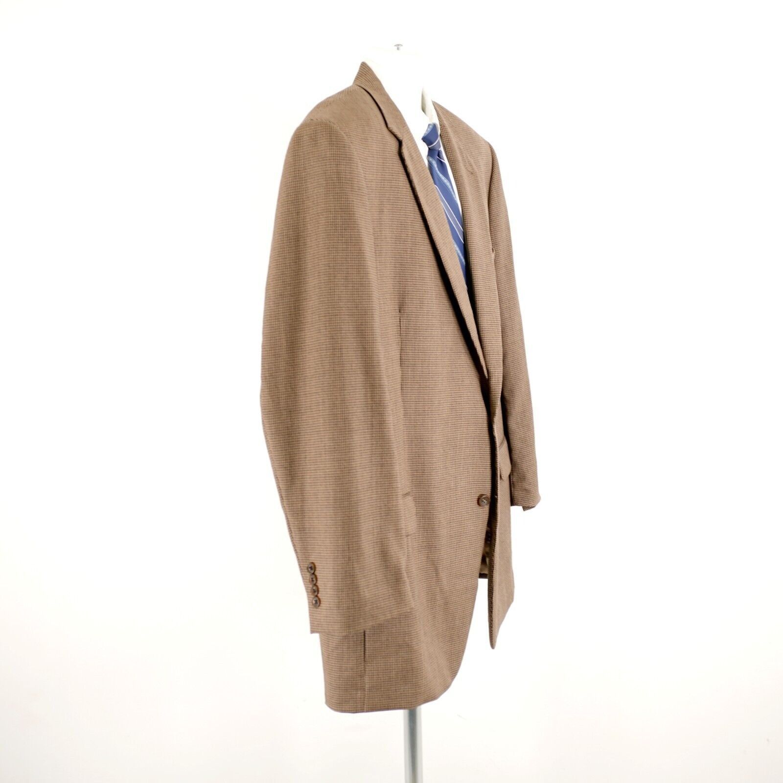 Jos. A. Bank Jos A Bank Signature Thick Wool Black Tan Sport Coat 48L 2 B Size 48L - 7 Thumbnail