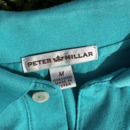 Peter Millar Peter Millar Golf Polo Shirt Mens Turquoise The Tryall Club Size US M / EU 48-50 / 2 - 4 Thumbnail