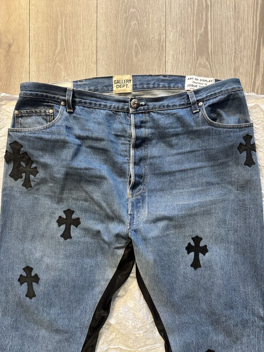 Chrome Hearts × Gallery Dept. 1 Of 1 Chrome Hearts x Gallery Dept Jeans Size US 42 / EU 58 - 2 Thumbnail
