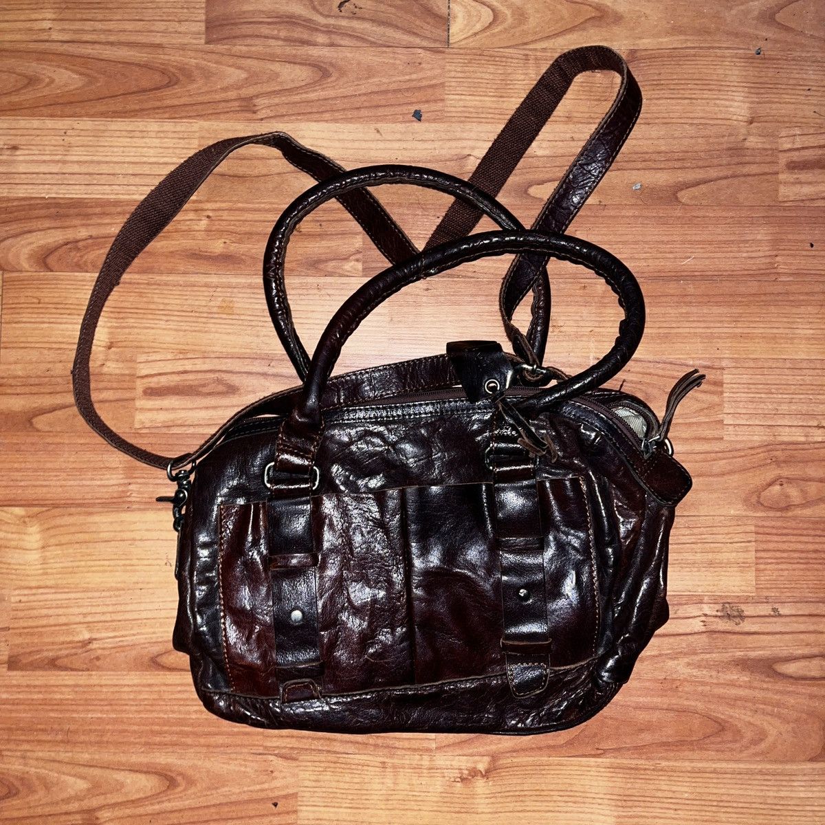 Other Vintage Leather Shoulder Bag Purse 90’s Y2K Size ONE SIZE - 1 Thumbnail