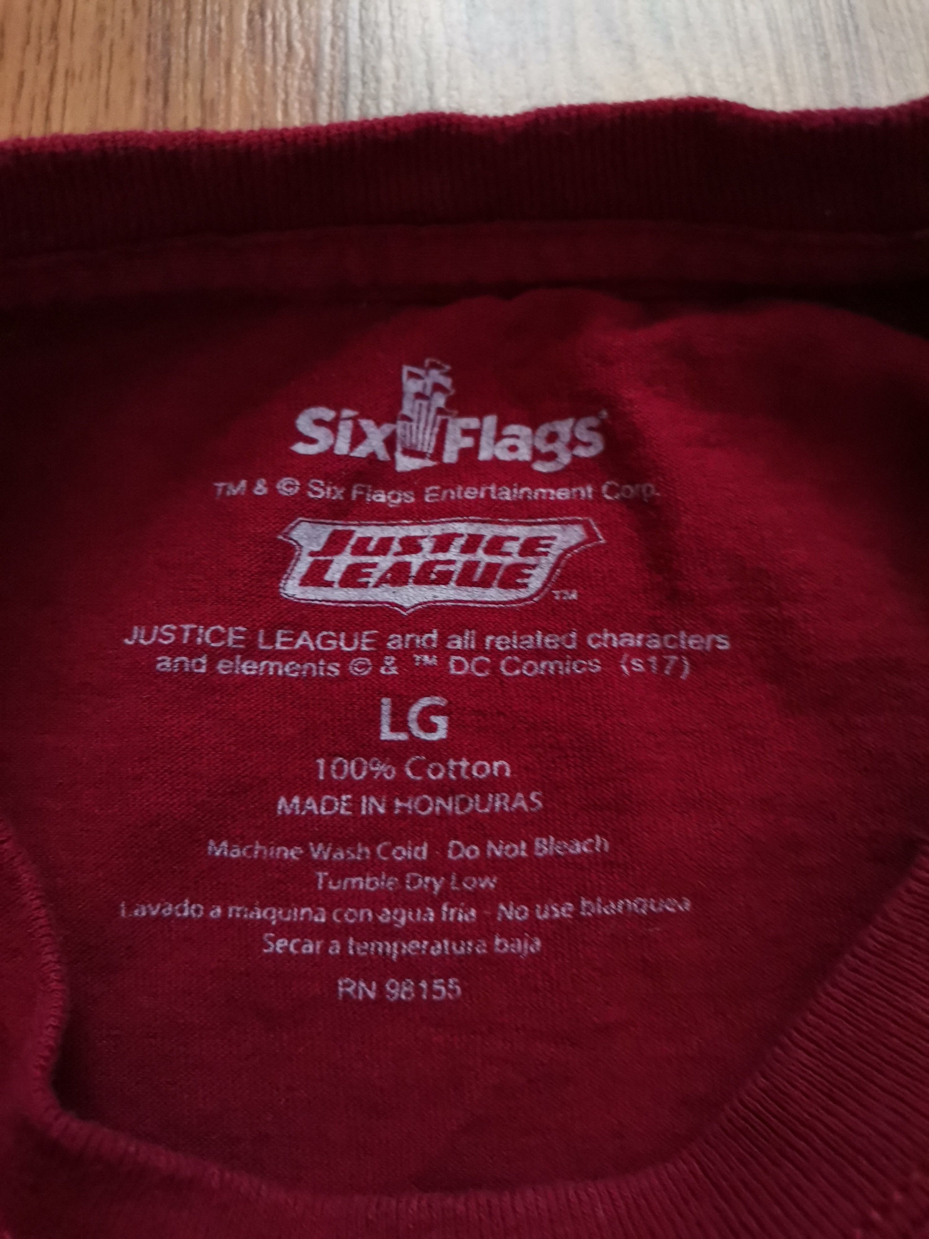 DC Comics Six Flags Justice League Tee Size US L / EU 52-54 / 3 - 3 Thumbnail