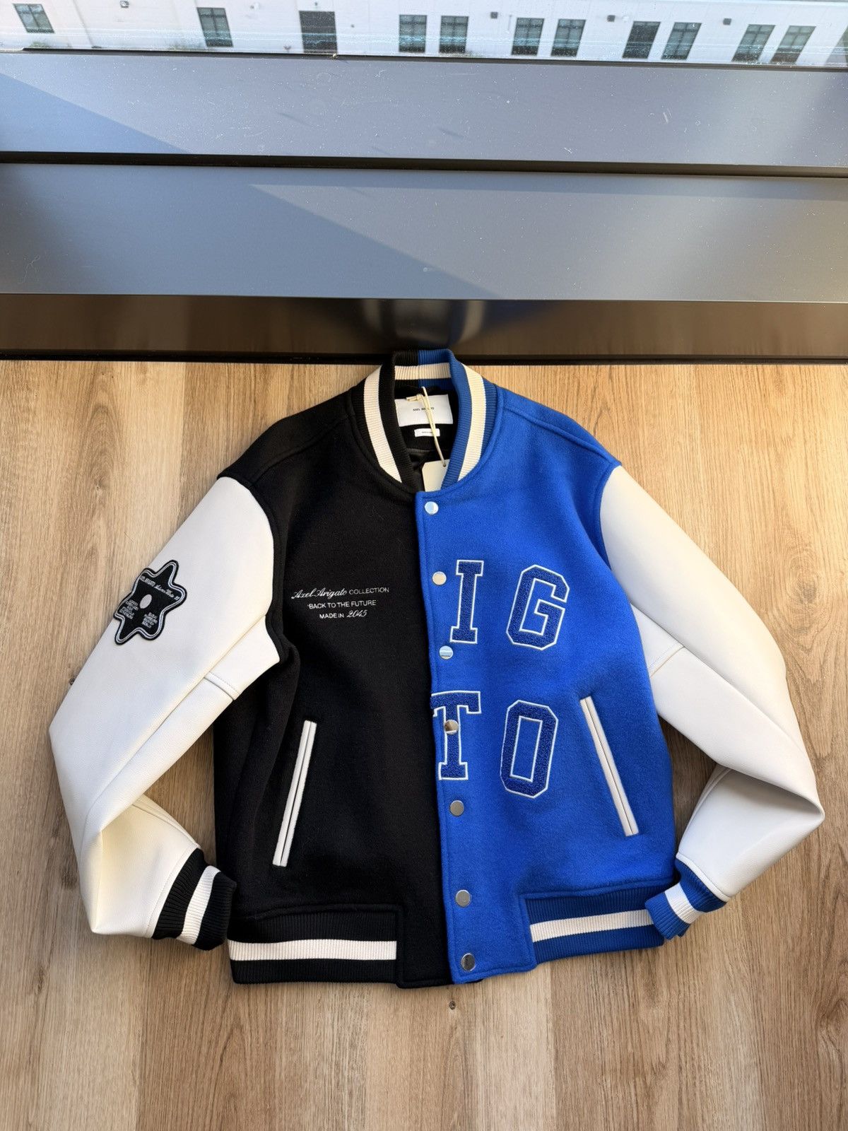 Axel Arigato Axel Arigato Offense Varsity Jacket Size US L / EU 52-54 / 3 - 1 Thumbnail