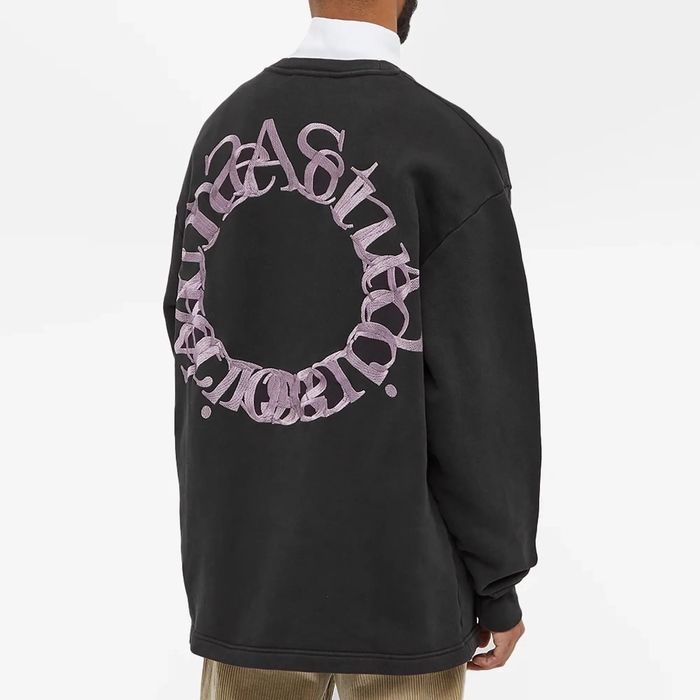 Acne studios sales embroidered logo sweatshirt