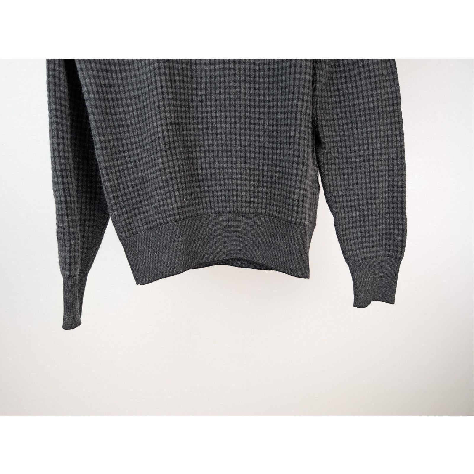 Tom Ford o1rshd1 CC20 checkered crewneck sweater in Grey Size US M / EU 48-50 / 2 - 4 Thumbnail