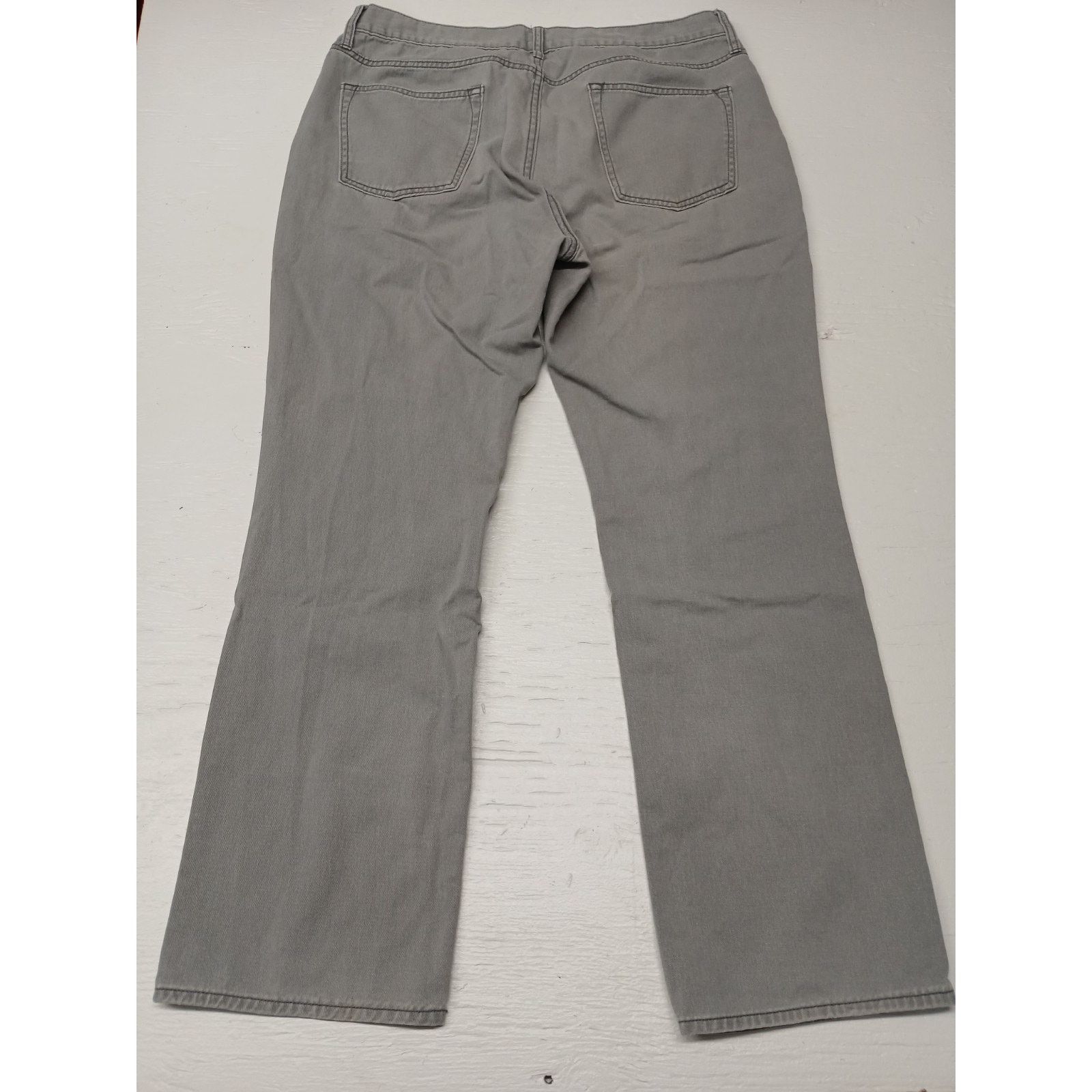 Other Unbranded (36x32) Gray Boot Cut Relaxed Denim Jeans Size US 36 / EU 52 - 5 Thumbnail