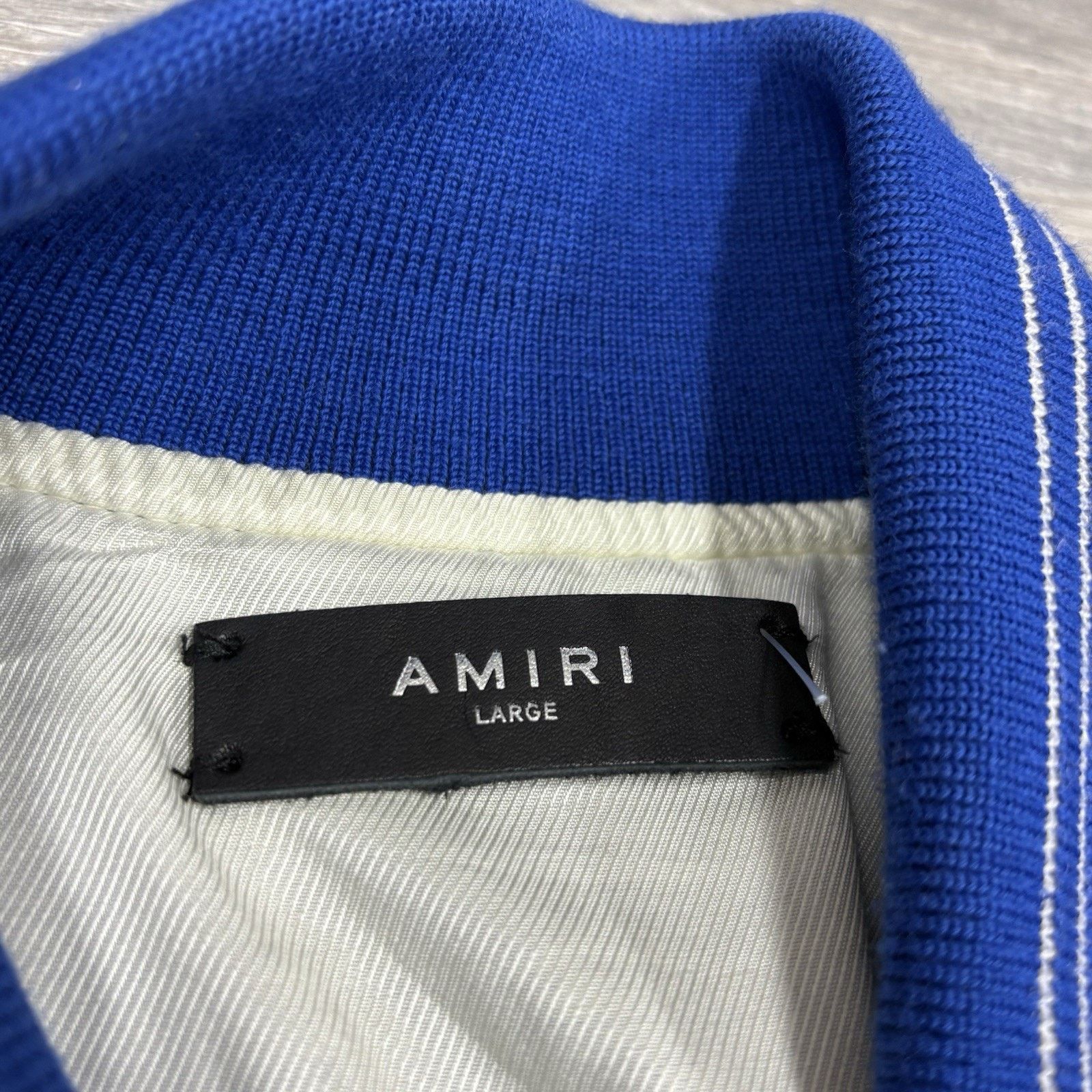 Amiri Amiri Dream Team Varsity Jacket ' Blue ' | WORN 3x Size US L / EU 52-54 / 3 - 15 Thumbnail