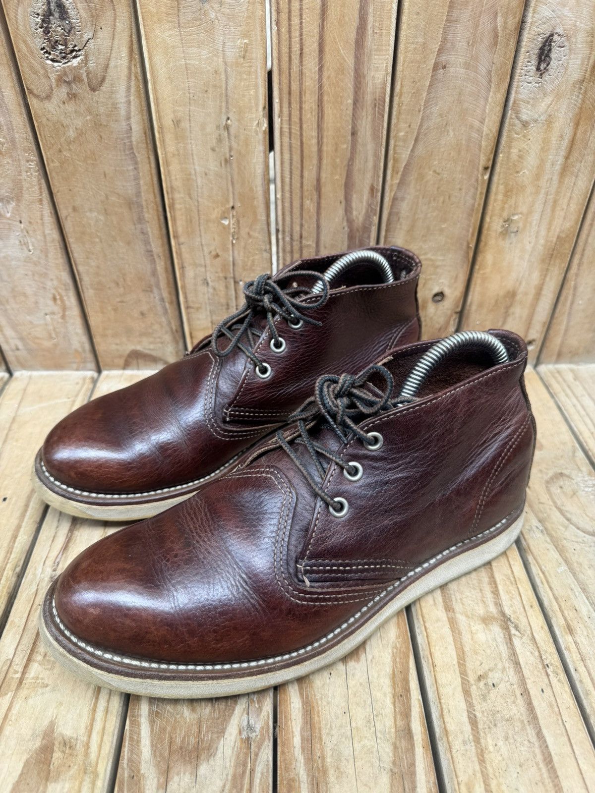 Red Wing Red Wing 3141 Chukka Brown leather boots EUR 40 UK 6.5 D Size US 7.5 / EU 40-41 - 19 Thumbnail