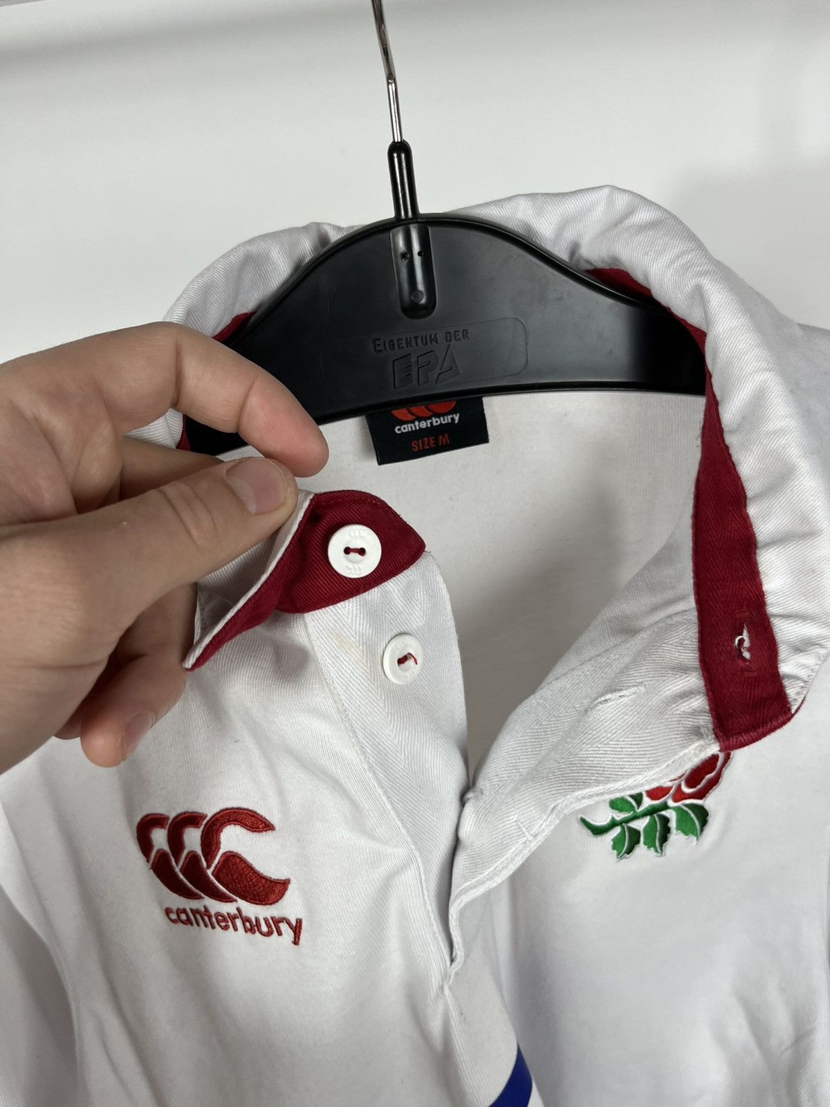 Canterbury of New Zealand England Rugby Canterbury O2 Long Sleeve Rugby Jersey Size M Size US M / EU 48-50 / 2 - 5 Thumbnail