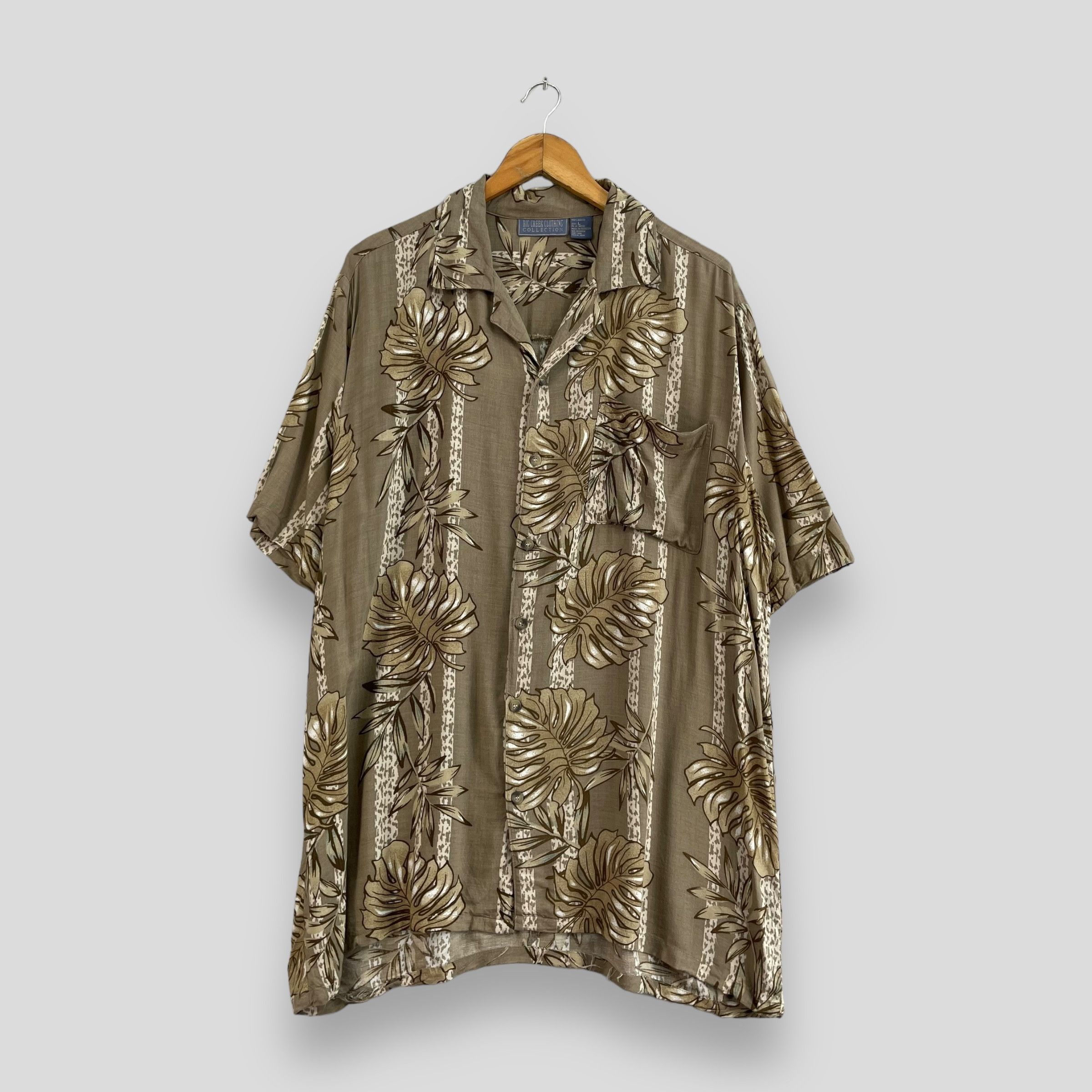Japanese Brand × Vintage Vintage Hawaii Aloha Tropical Floral Motive Button Up Size US L / EU 52-54 / 3 - 1 Thumbnail