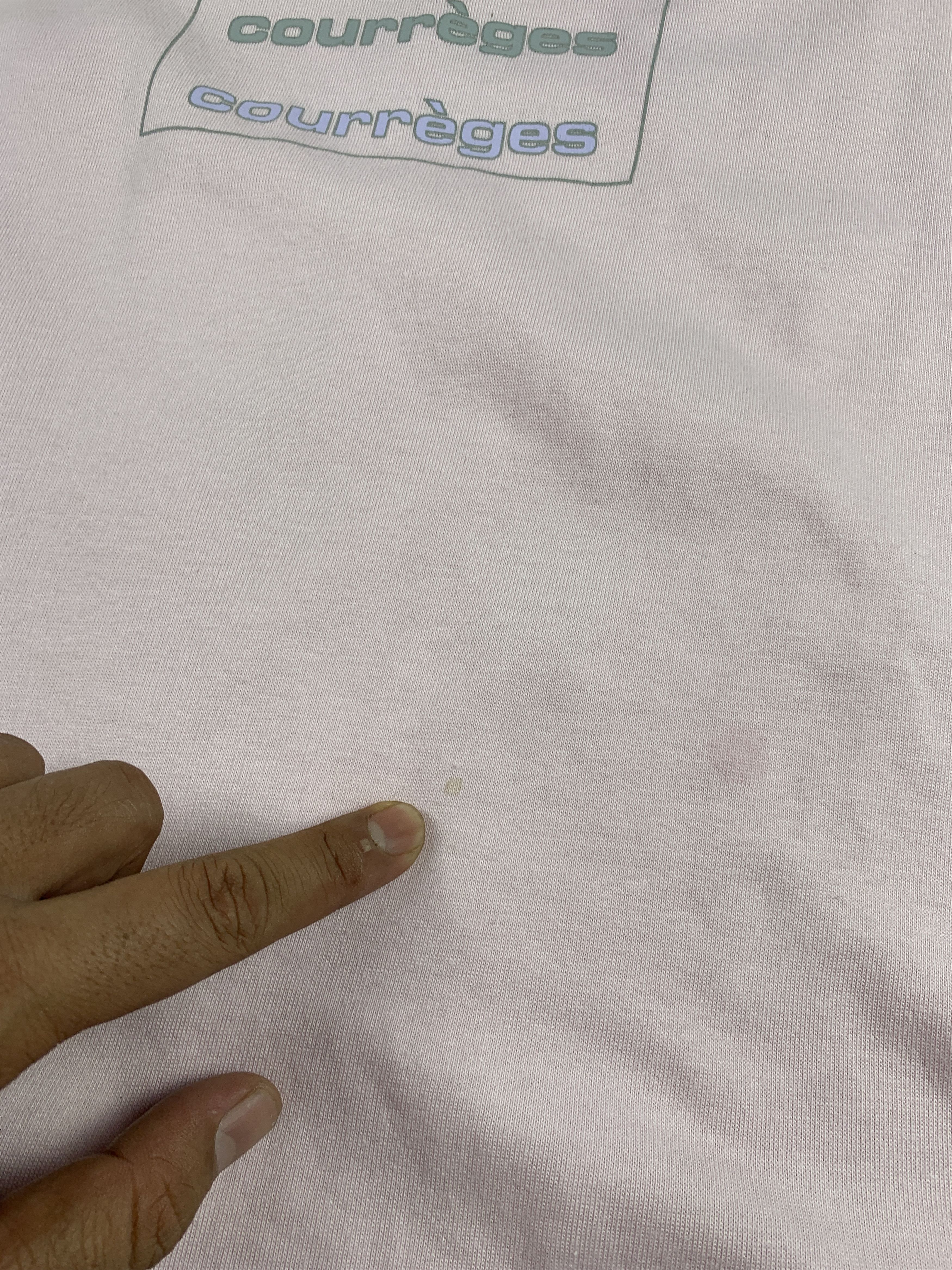 Courreges 2000s courreges sport futur Soft Pink Tee (M) Size M / US 6-8 / IT 42-44 - 11 Thumbnail
